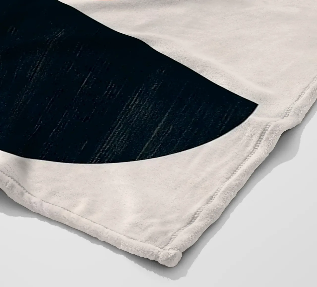 Stacked Harmony – Abstract Shapes in Balance - Abstract Geom fleece blanket by Noah Bouchard