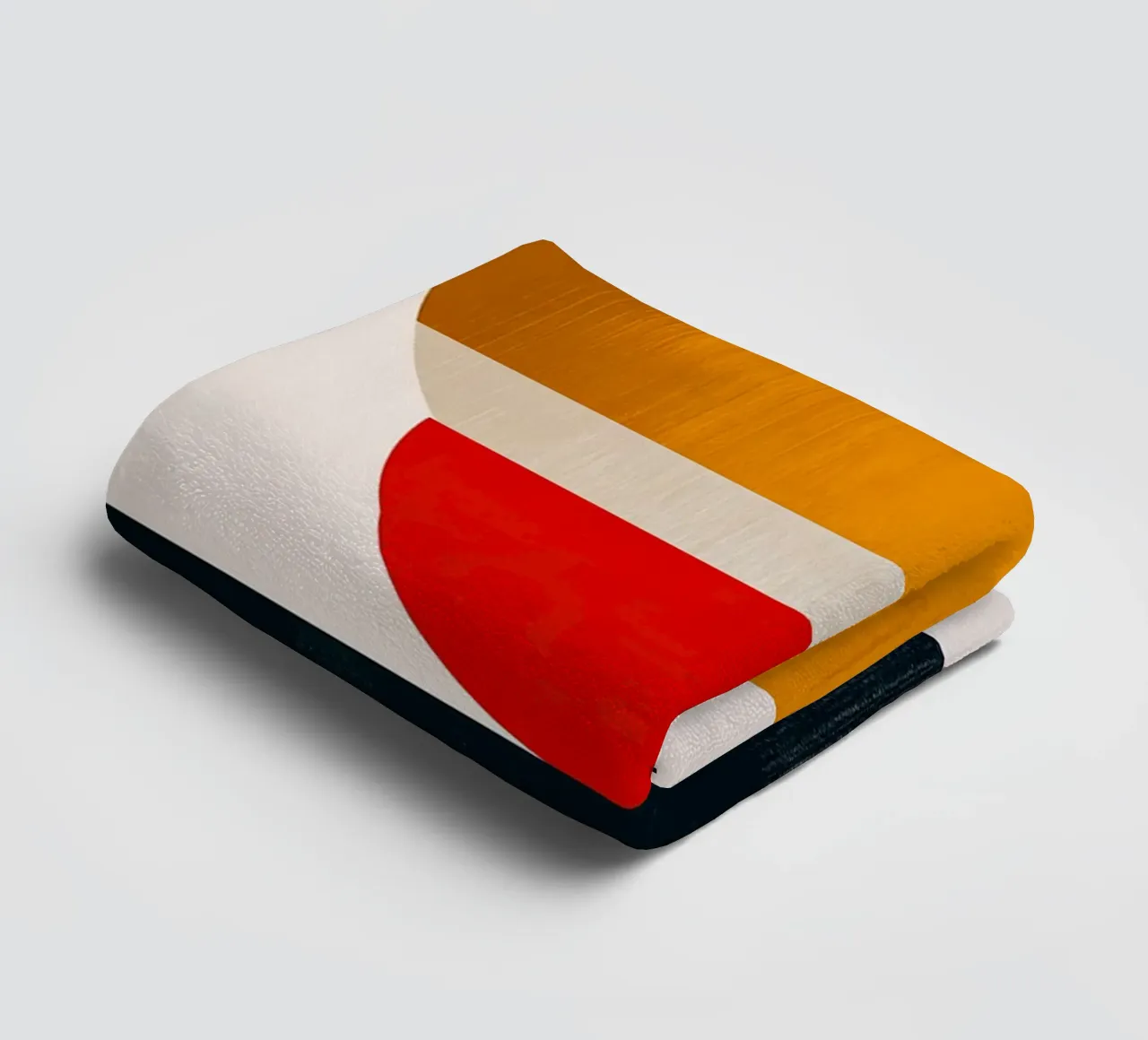 Stacked Harmony – Abstract Shapes in Balance - Abstract Geom towel by Noah Bouchard