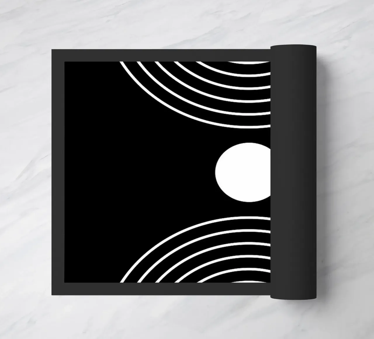 Diseño de arco abstracto felpudo de Noah Bouchard