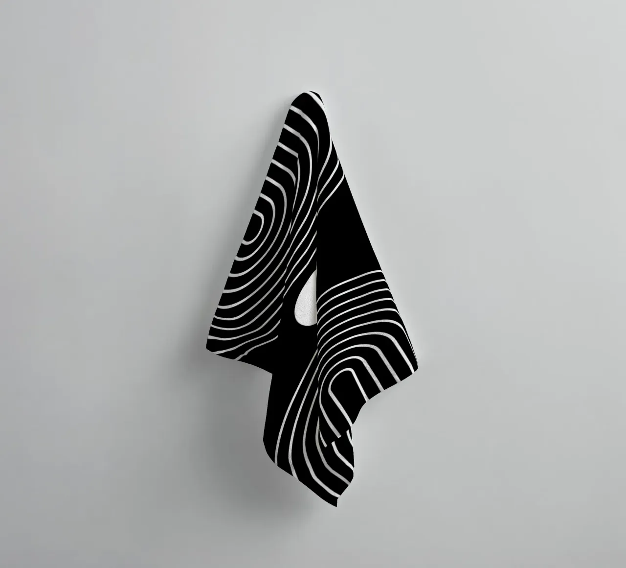 Diseño de arco abstracto toalla de baño de Noah Bouchard