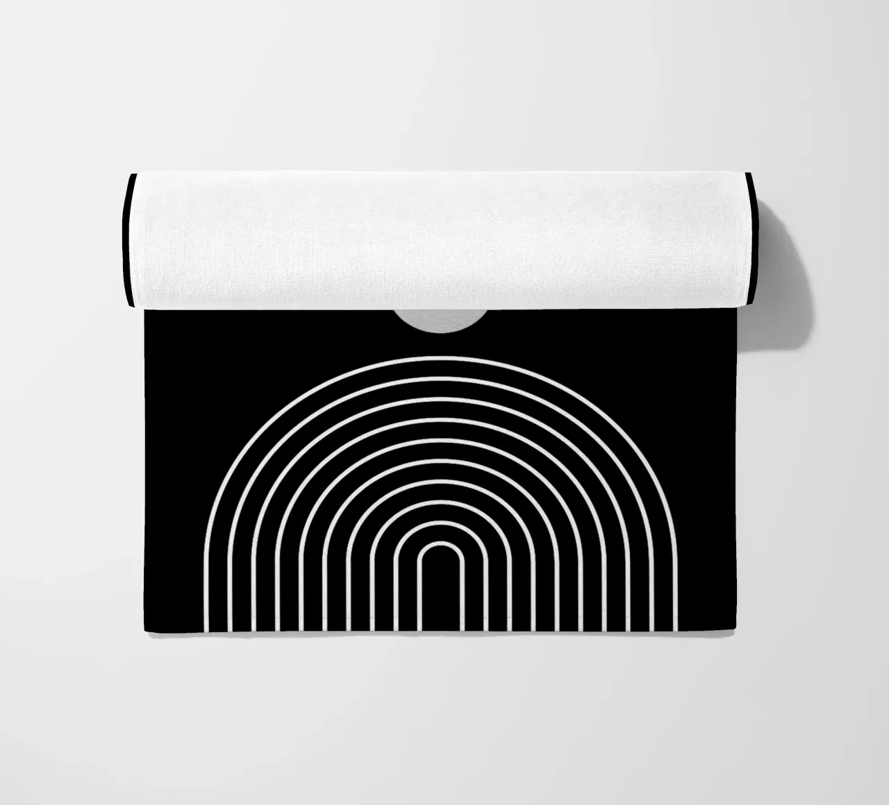 Arco astratto di design telo mare da Noah Bouchard