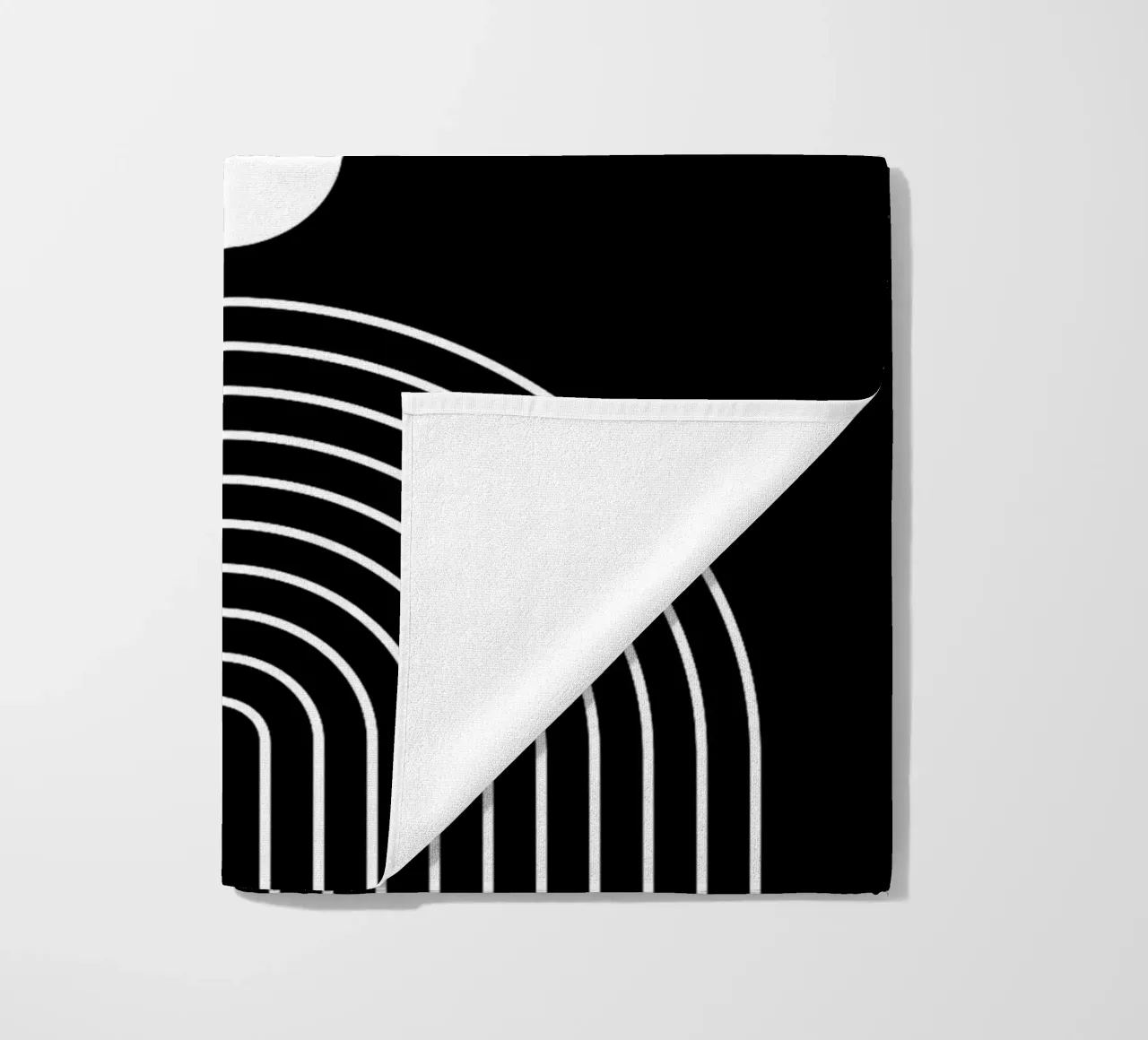 Arco astratto di design telo mare da Noah Bouchard