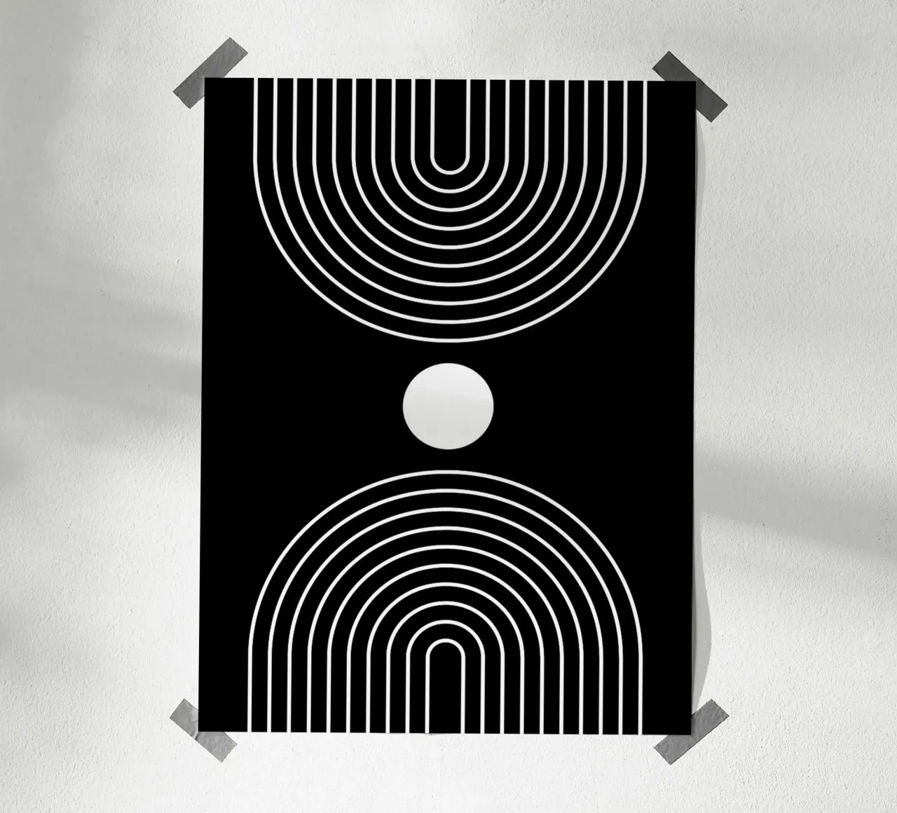 Arco astratto di design poster da Noah Bouchard