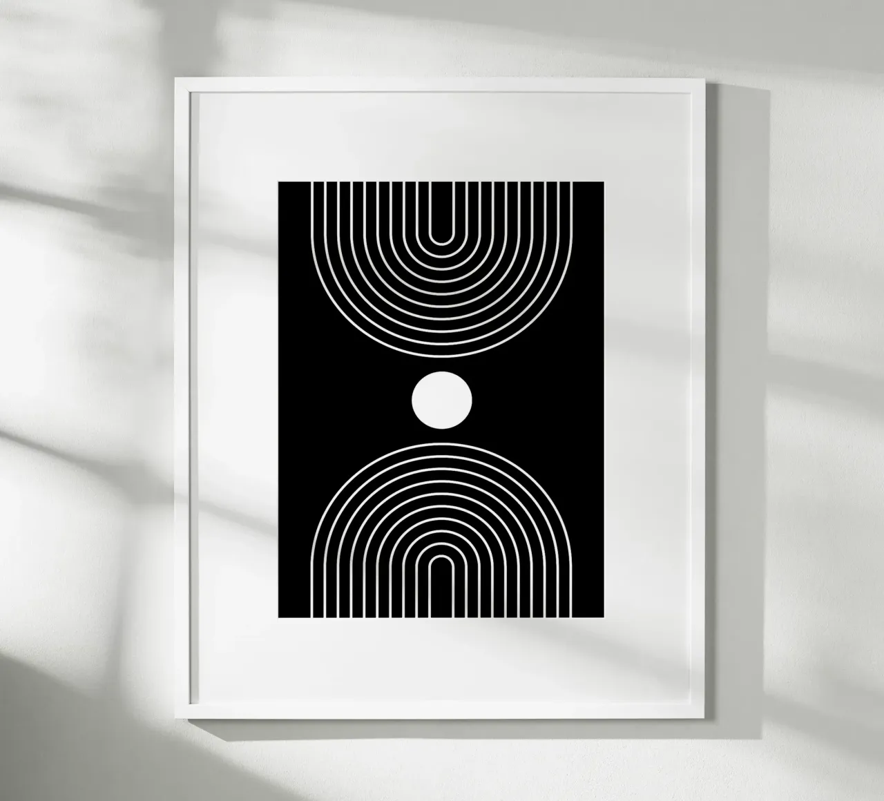 Arco astratto di design poster da Noah Bouchard