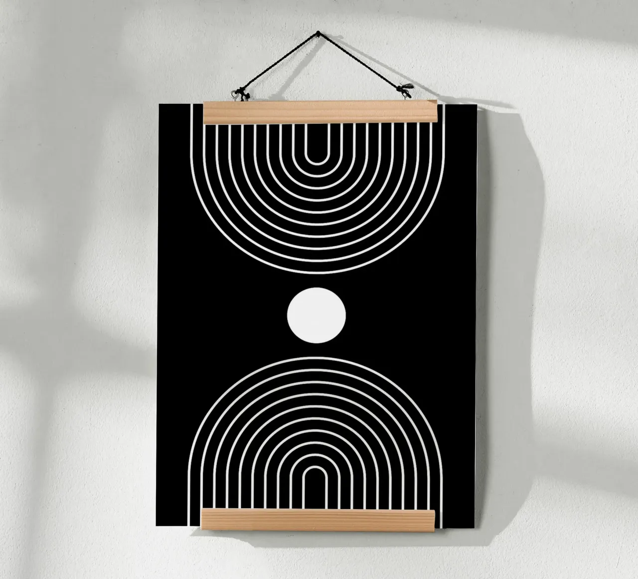 Arco astratto di design poster da Noah Bouchard