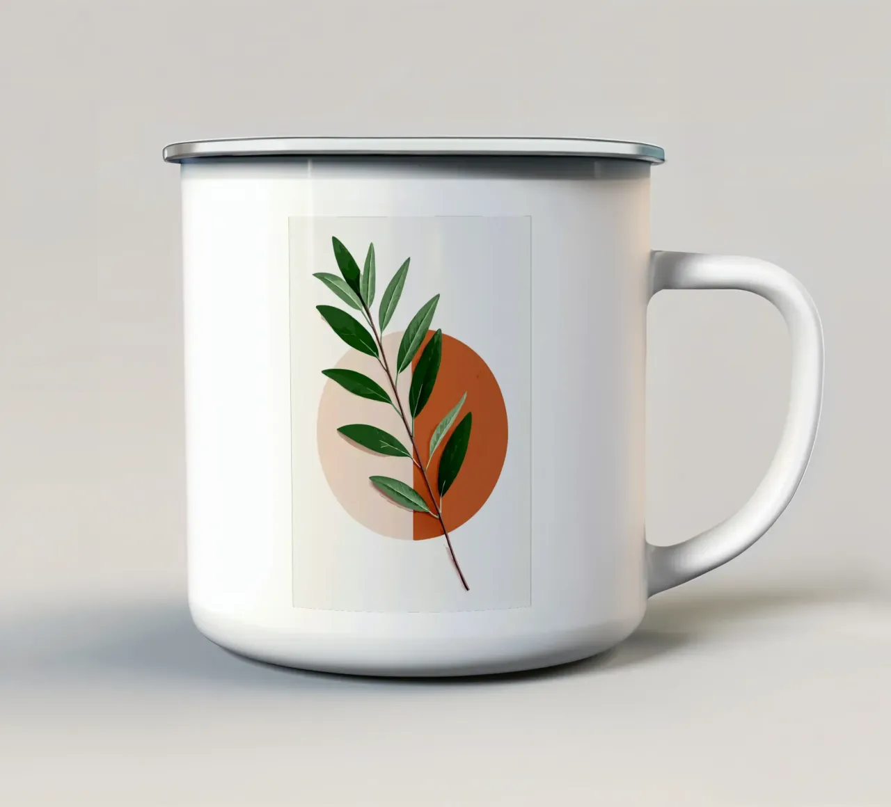 Boho Abstrakt Emaille Tasse von Ethan Smith