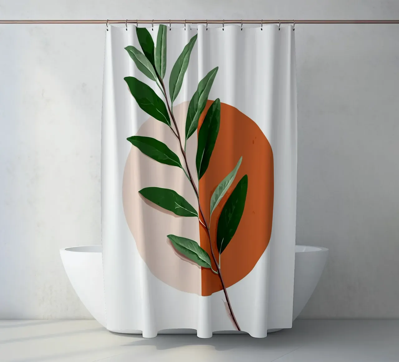 Boho Abstrakt Duschvorhang von Ethan Smith