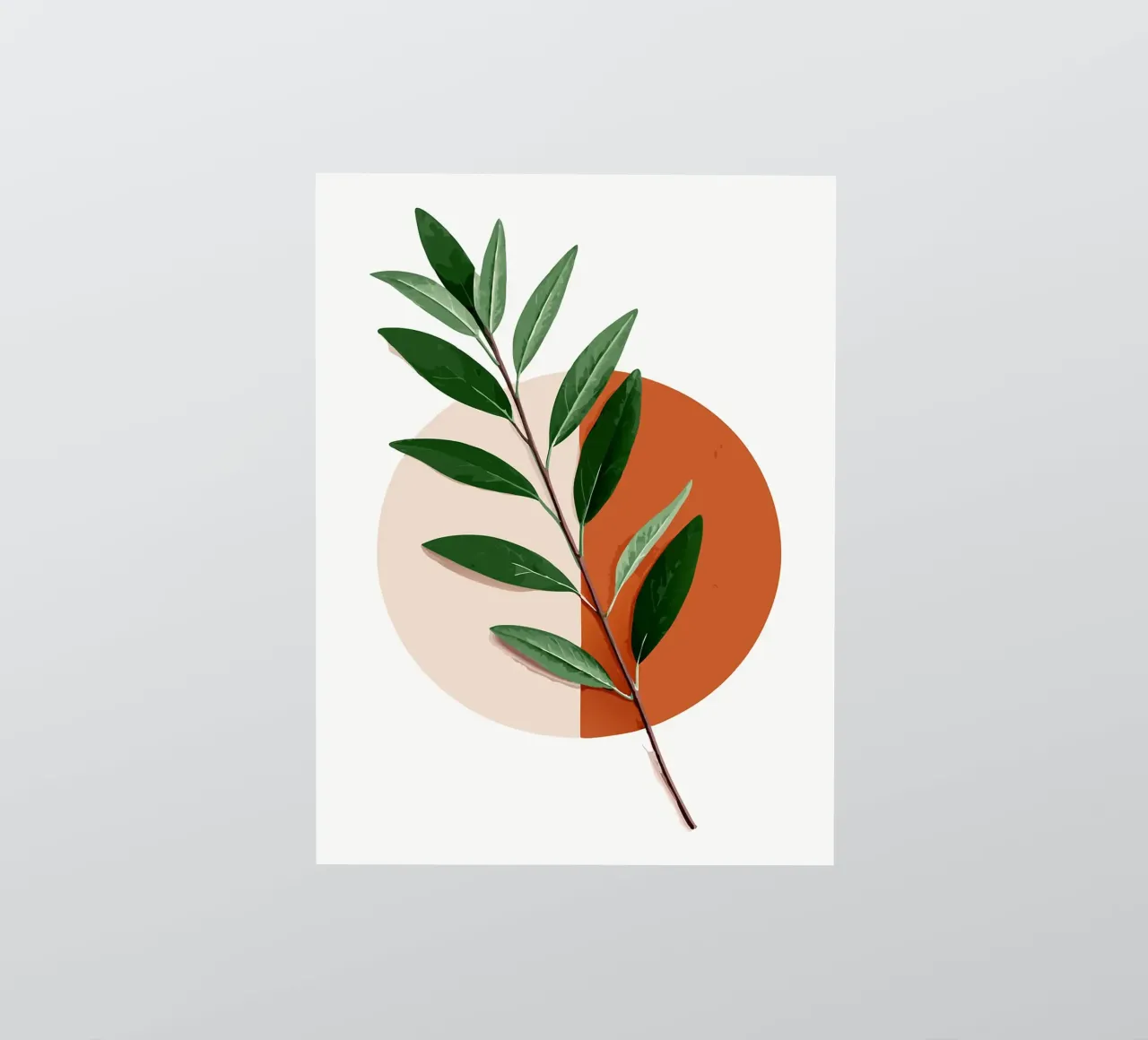 Boho abstract sticker van Ethan Smith
