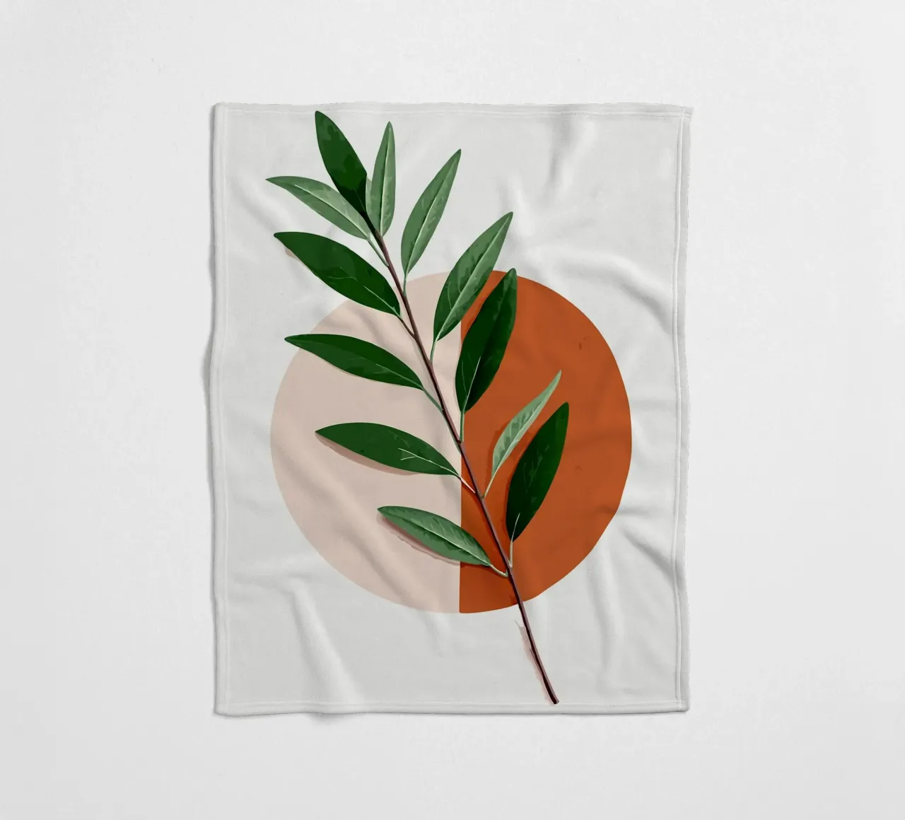 Boho Abstrakt Fleecedecke von Ethan Smith