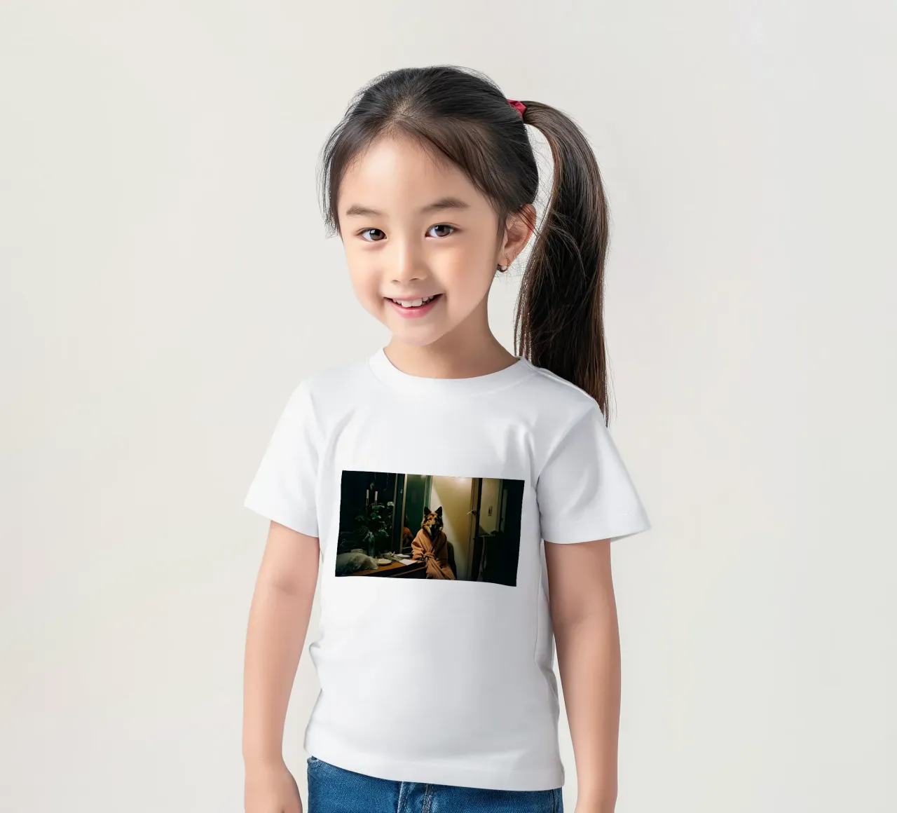 Ethan kinder t-shirt van Affiches Chien Originales – Dogland