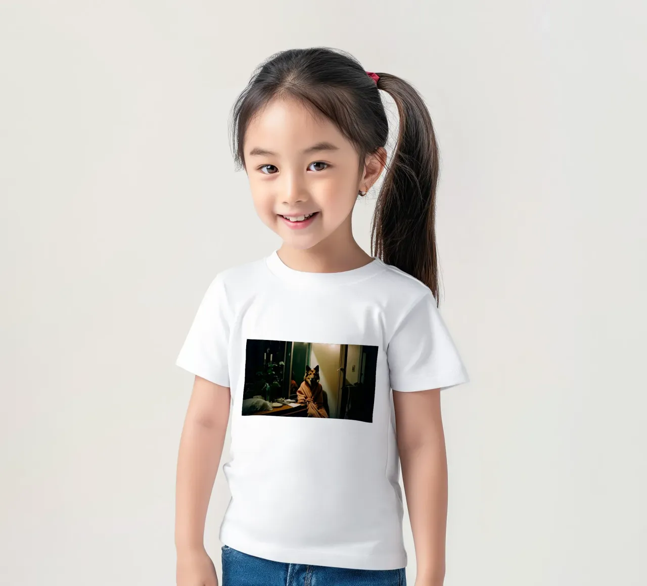 Ethan kinder t-shirt van Affiches Chien Originales – Dogland