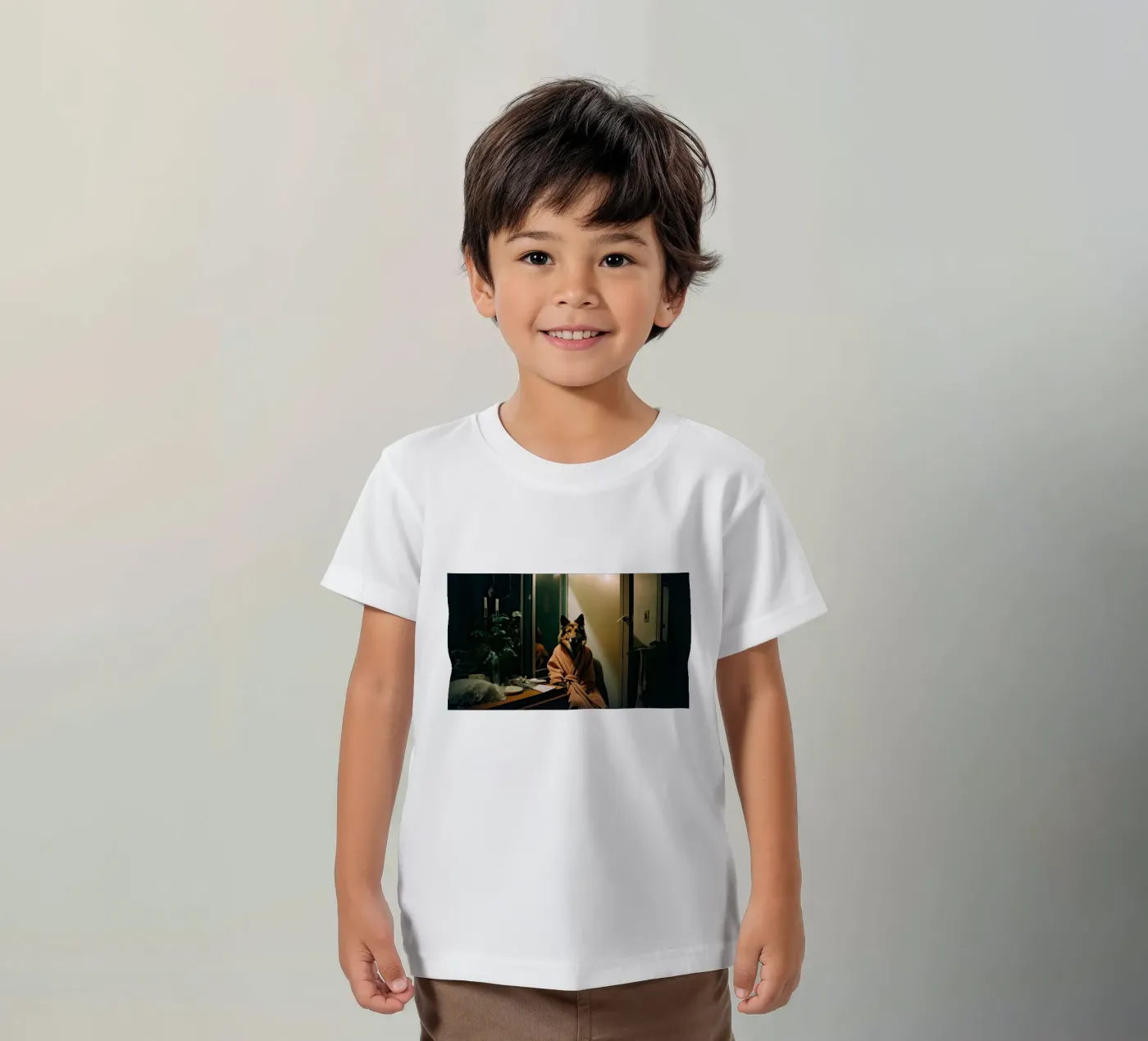 Ethan kinder t-shirt van Affiches Chien Originales – Dogland