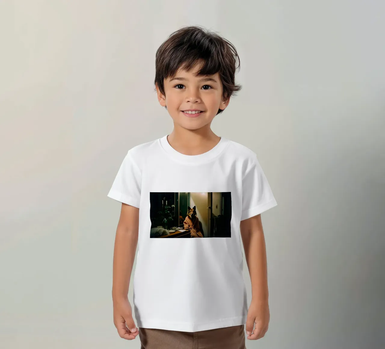 Ethan kinder t-shirt van Affiches Chien Originales – Dogland