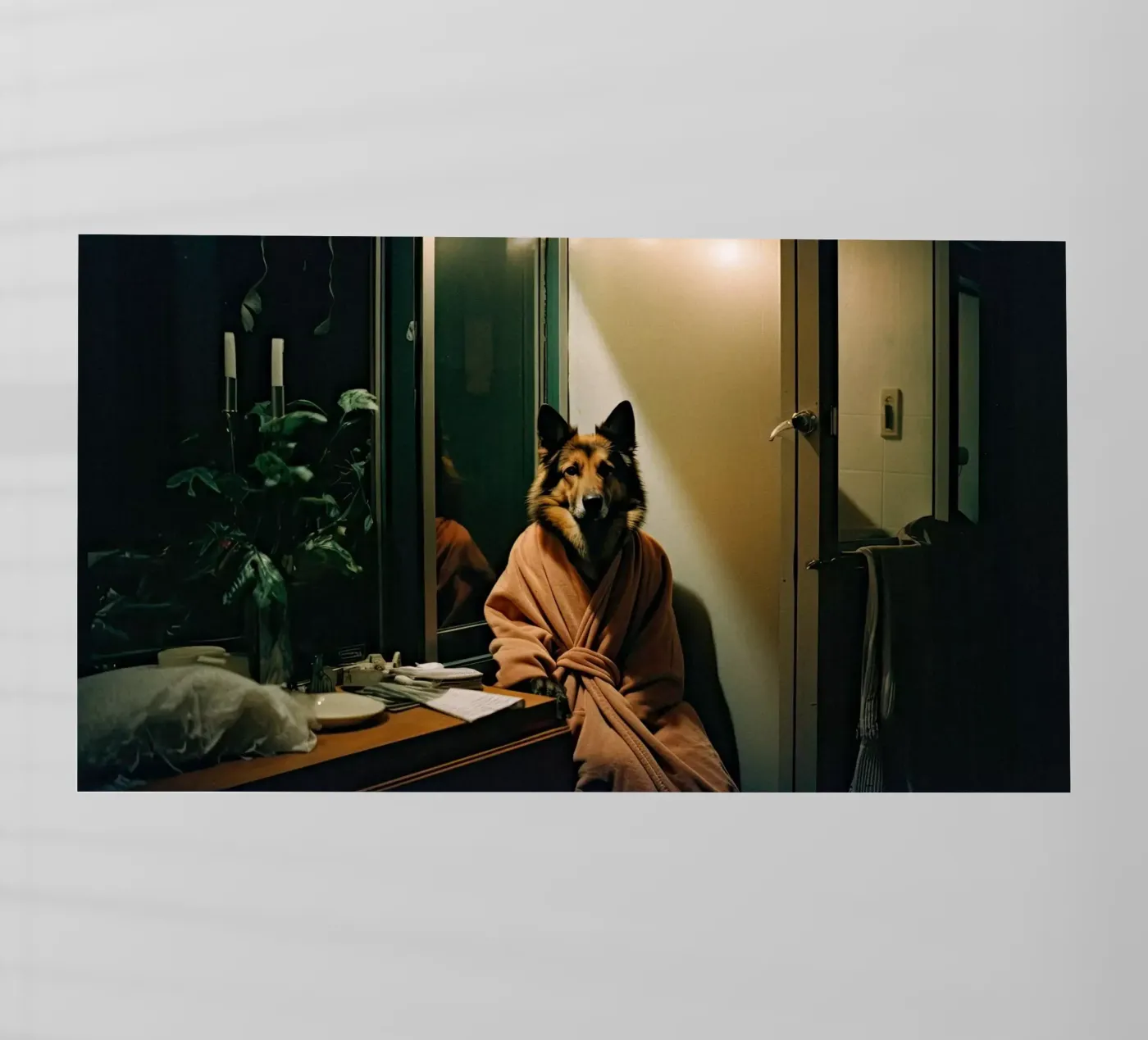 Ethan backlit folie van Affiches Chien Originales – Dogland