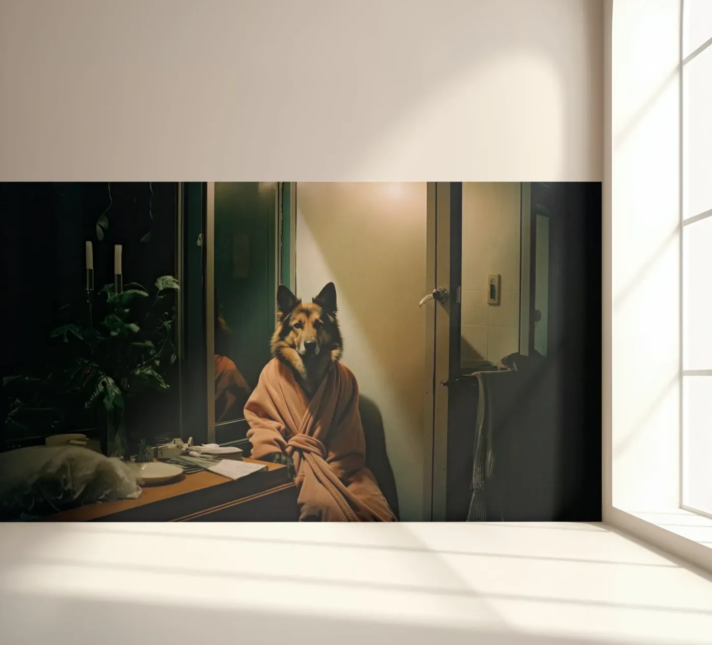 Ethan fotobehang van Affiches Chien Originales – Dogland