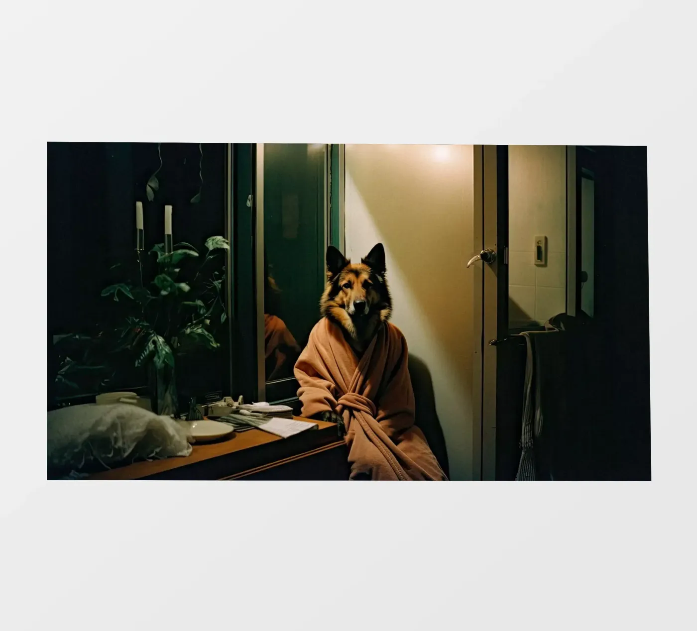 Ethan fotobehang van Affiches Chien Originales – Dogland