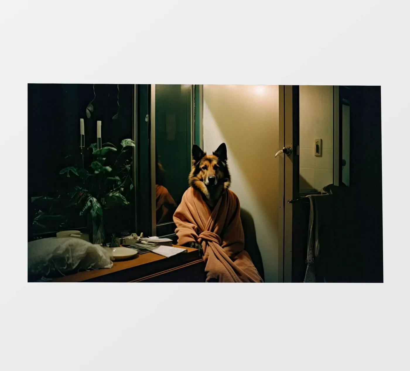 Ethan fotobehang van Affiches Chien Originales – Dogland