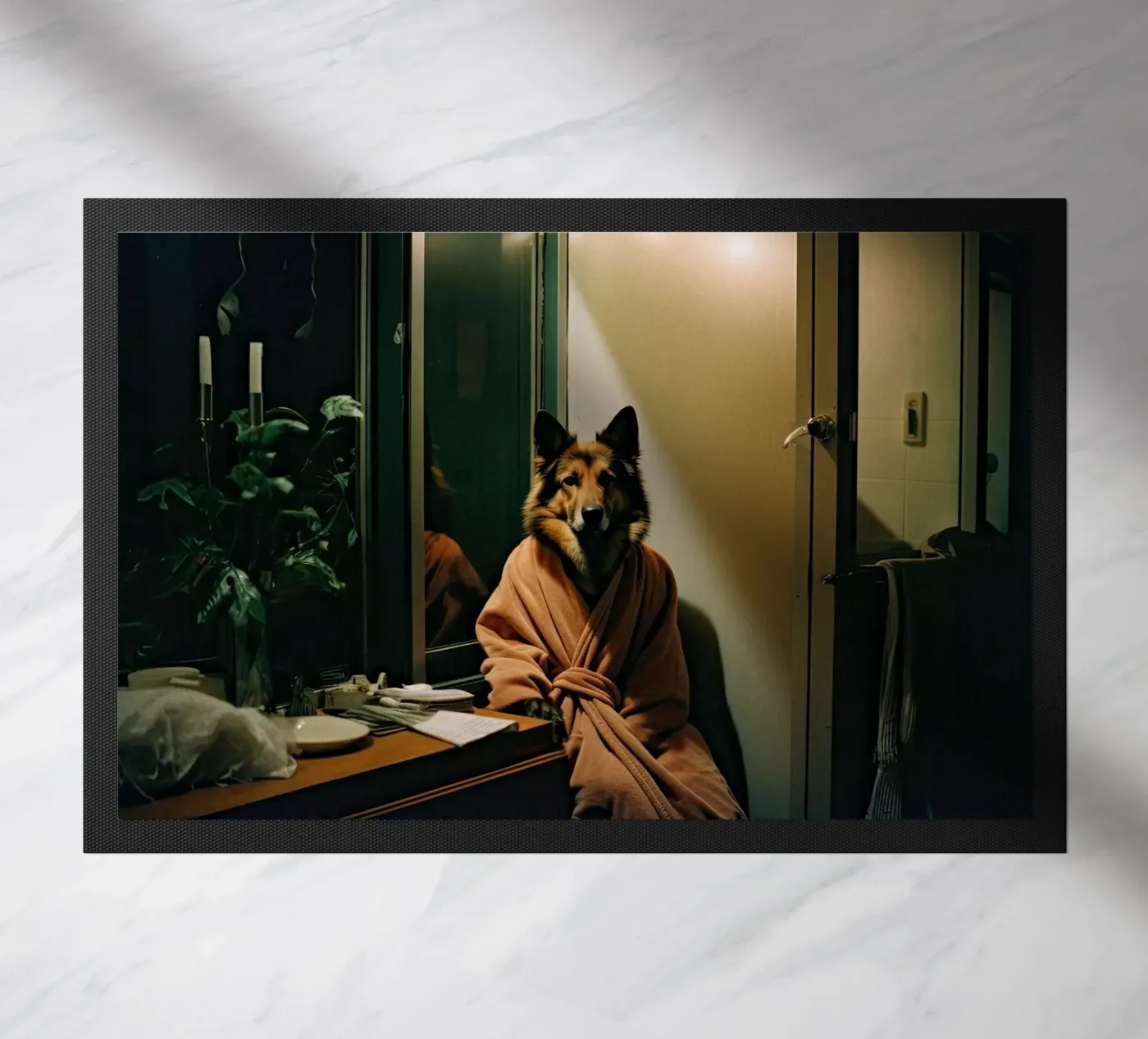 Ethan Fußmatte von Affiches Chien Originales – Dogland