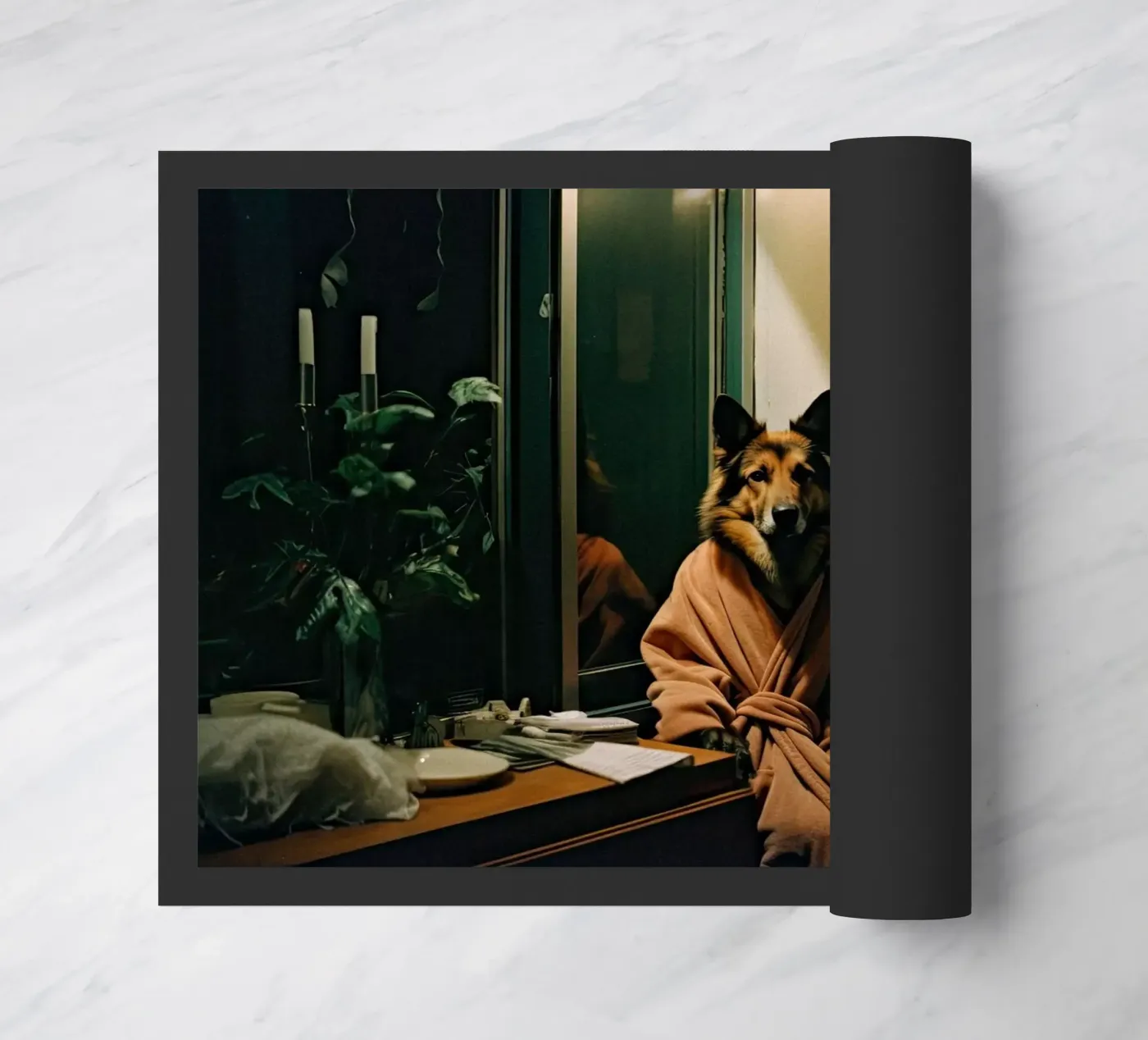 Ethan Fußmatte von Affiches Chien Originales – Dogland