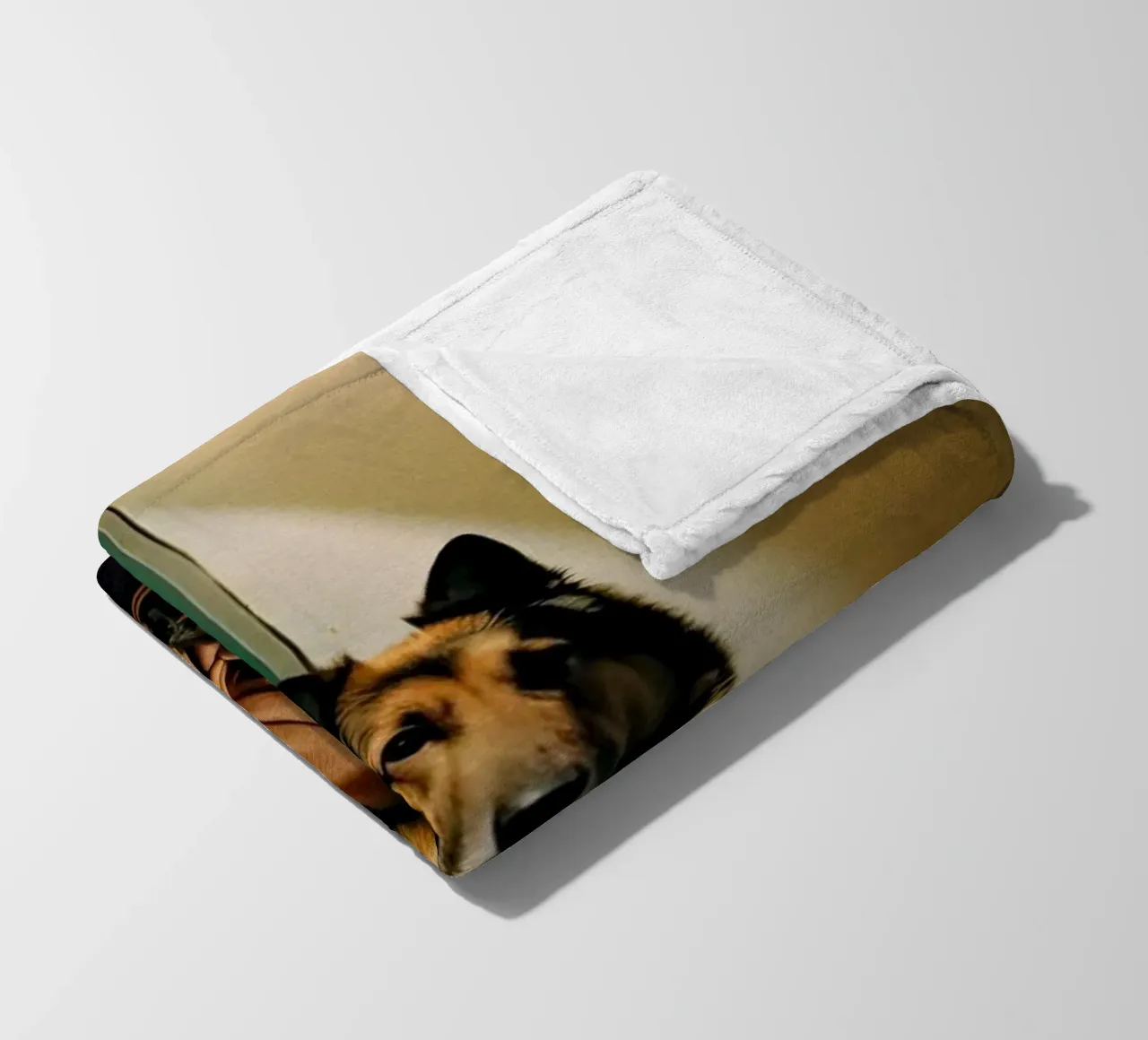 Ethan Fleecedecke von Affiches Chien Originales – Dogland