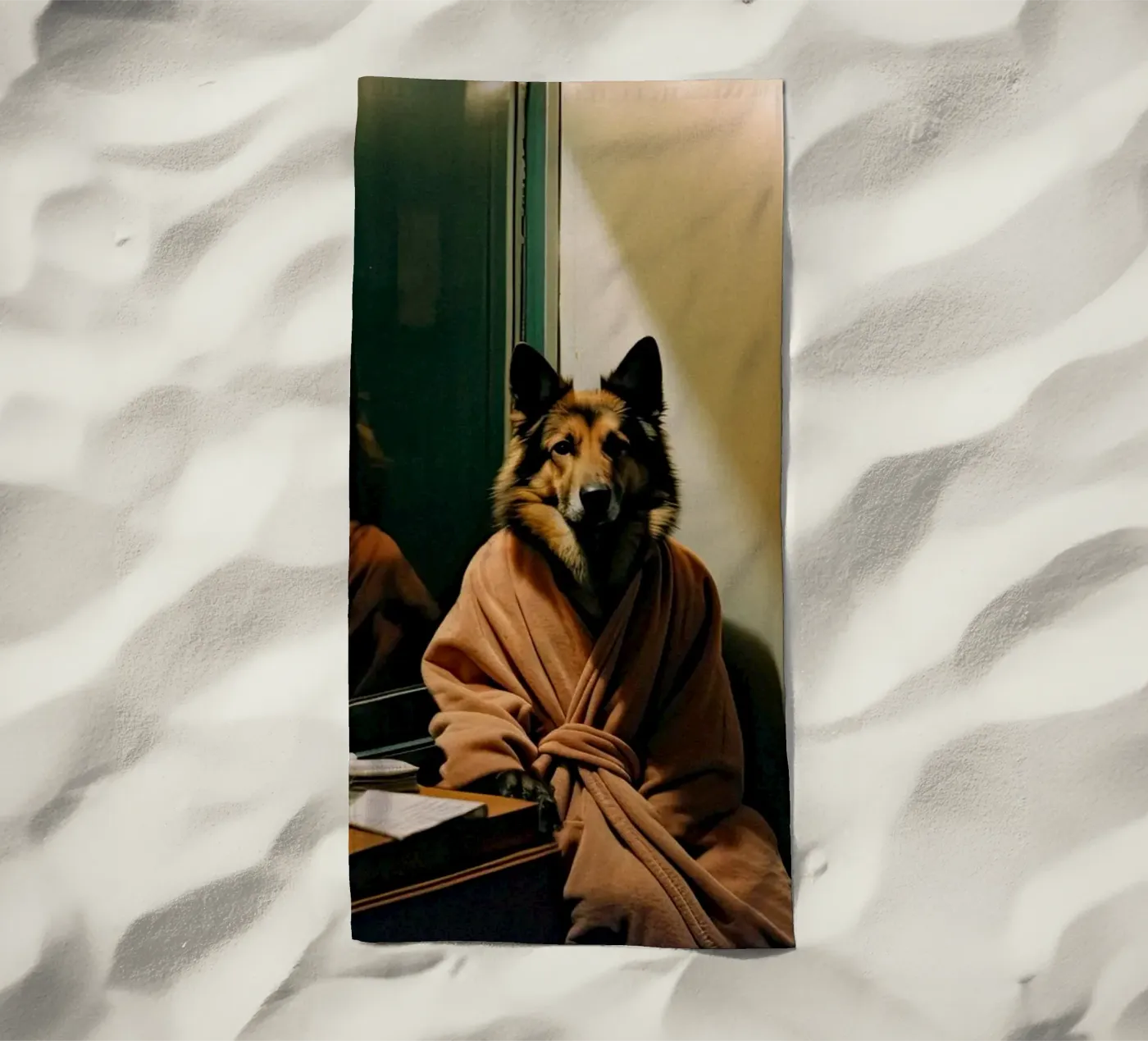 Ethan Strandtuch von Affiches Chien Originales – Dogland