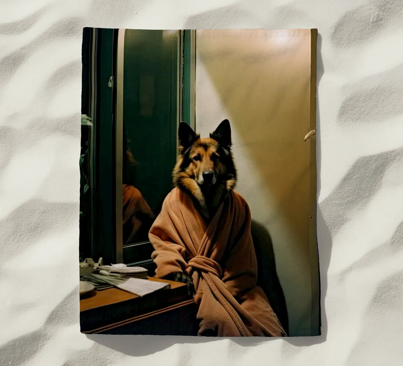 Ethan Strandtuch von Affiches Chien Originales – Dogland