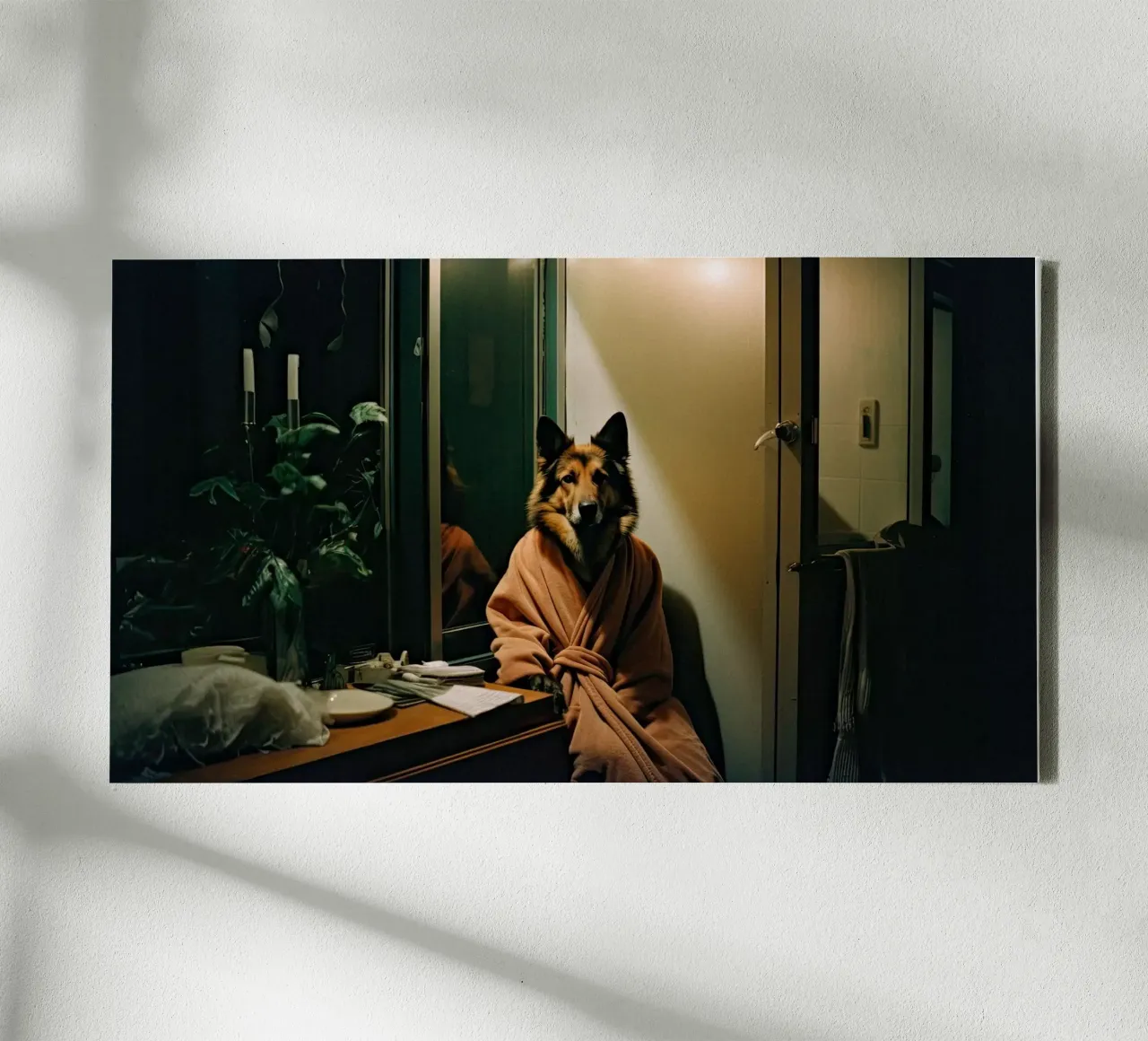 Ethan tela con Cornice a cassetta da Affiches Chien Originales – Dogland