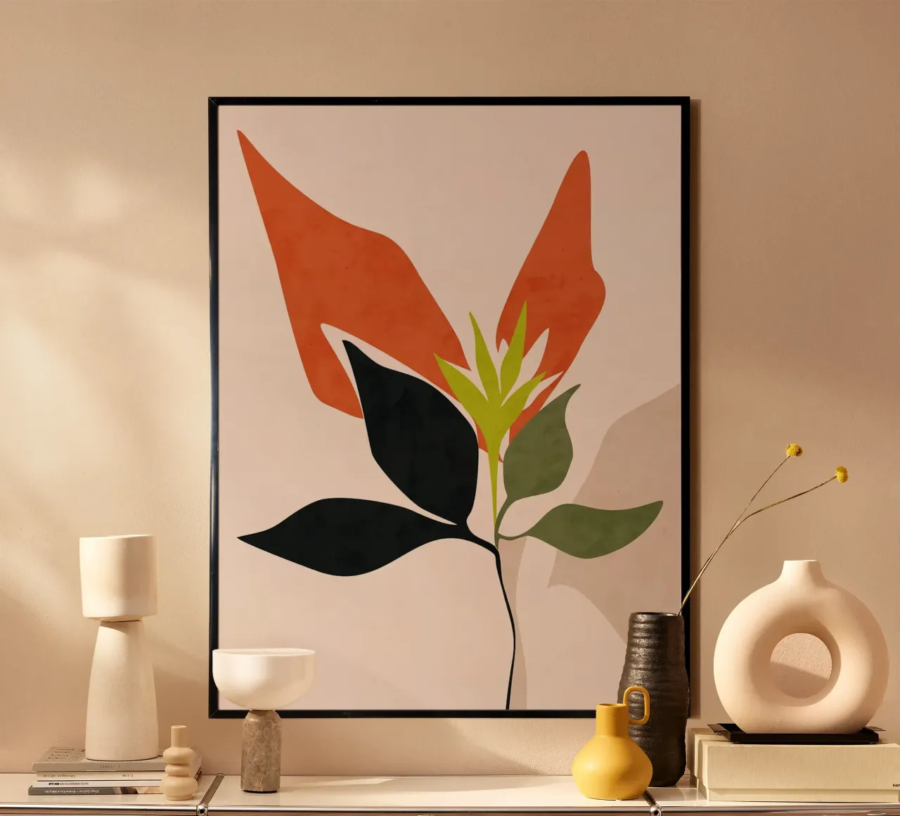Stampa d'arte floreale astratta poster da Ethan Smith