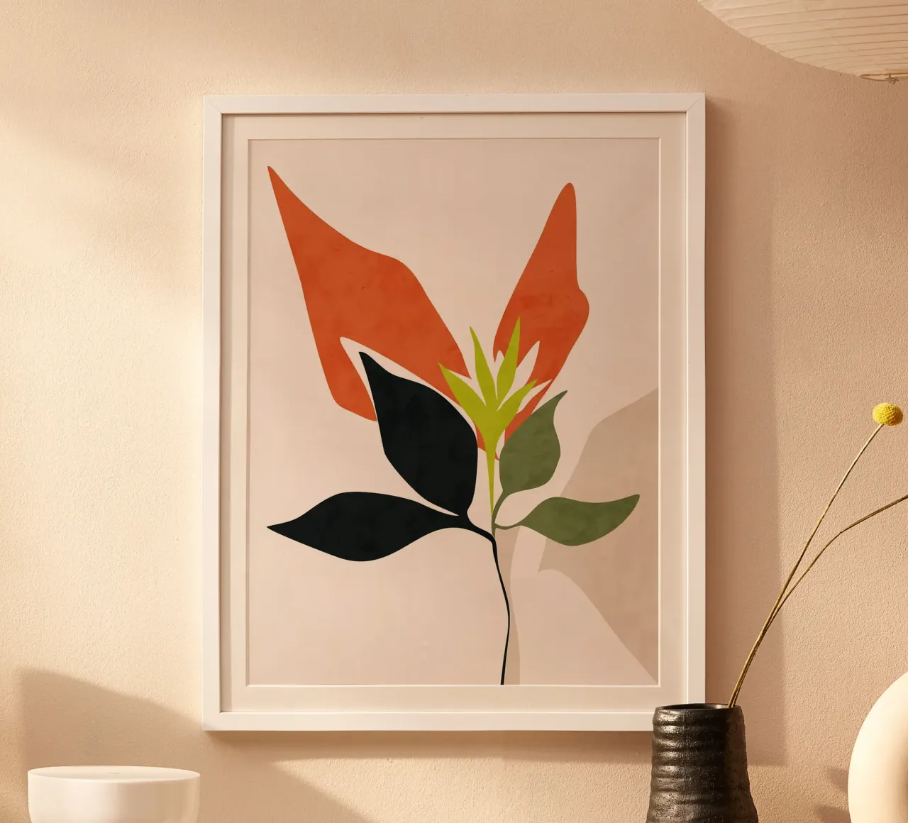 Stampa d'arte floreale astratta poster da Ethan Smith