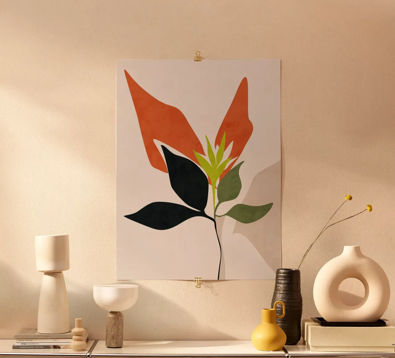 Stampa d'arte floreale astratta poster da Ethan Smith