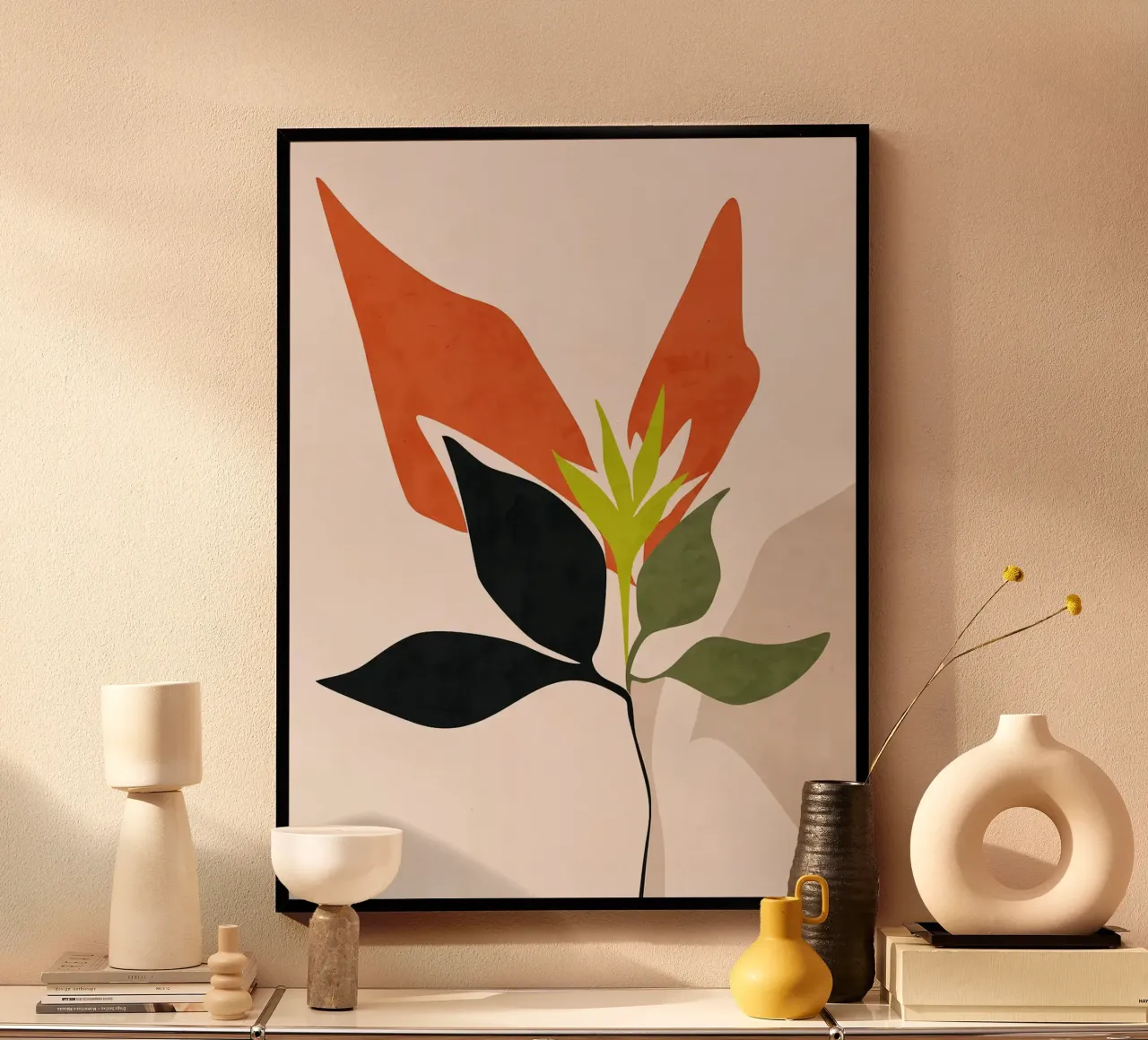 Stampa d'arte floreale astratta poster da Ethan Smith