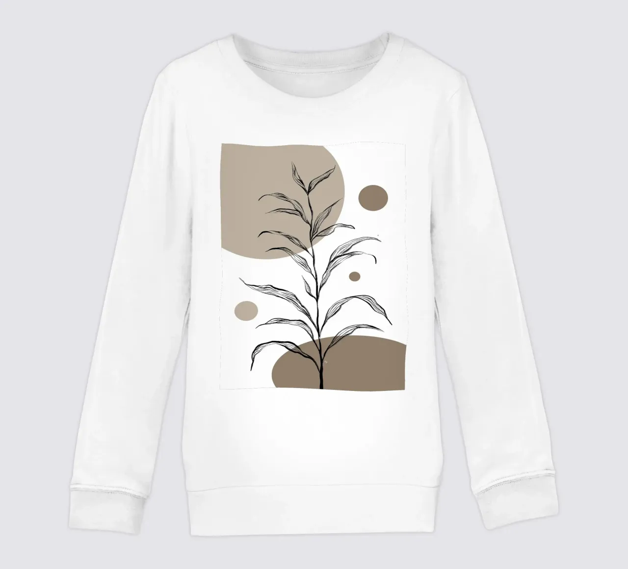 Pianta Fragile Mocha Tre felpa bambino da Ethan Smith