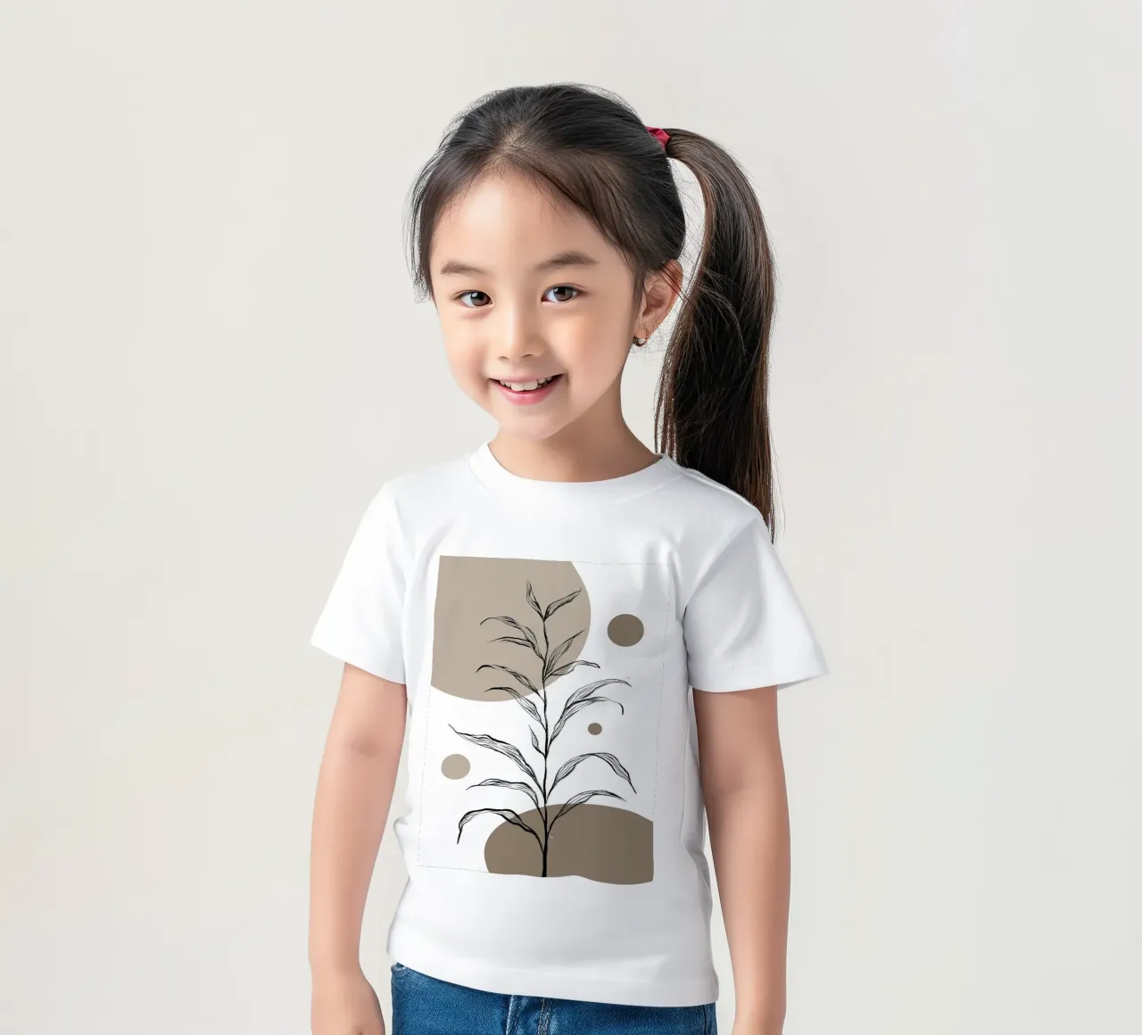 Pianta Fragile Mocha Tre t-shirt bambini da Ethan Smith