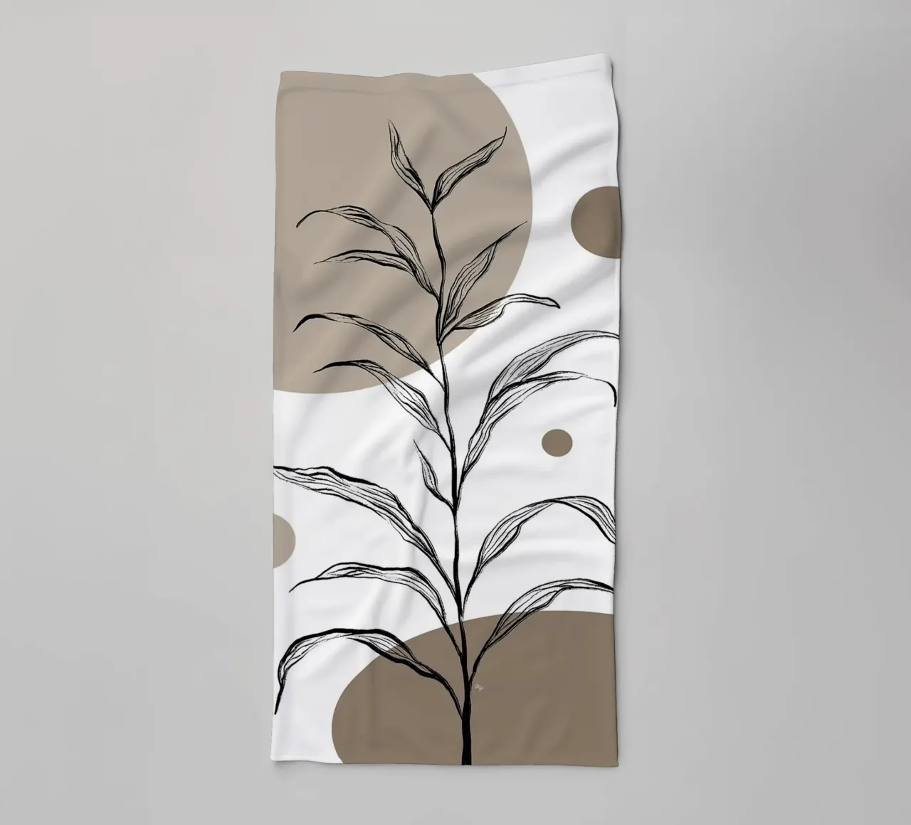 Fragile Mokka Pflanze Drei Handtuch von Ethan Smith