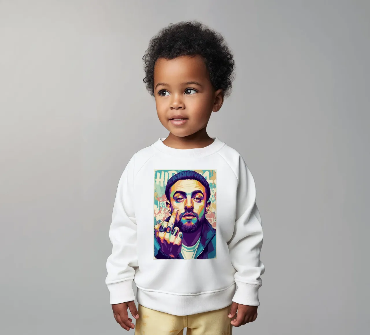 Lo stile di Mac Miller felpa neonato da Hantamrata