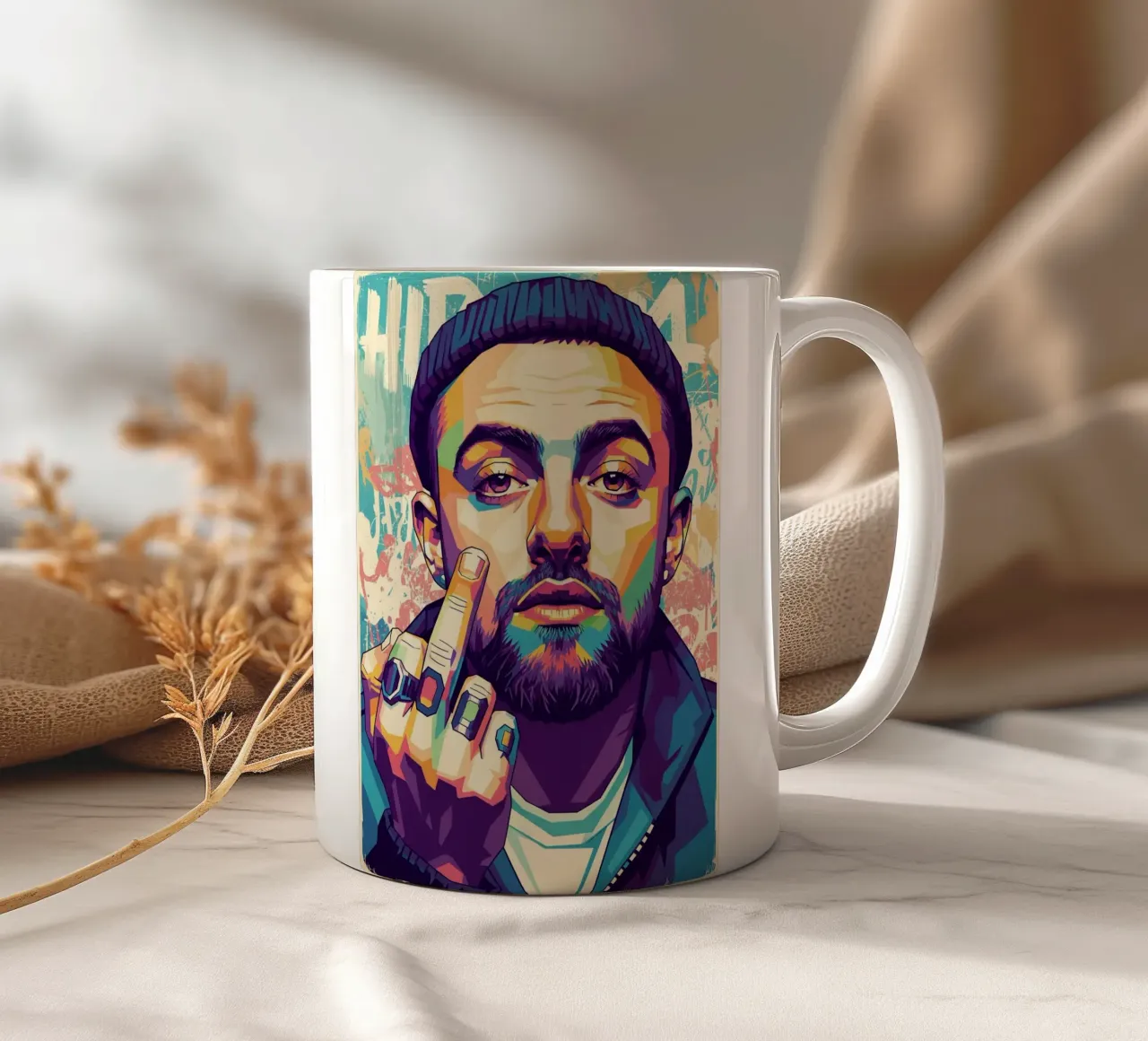 Lo stile di Mac Miller tazza in ceramica da Hantamrata