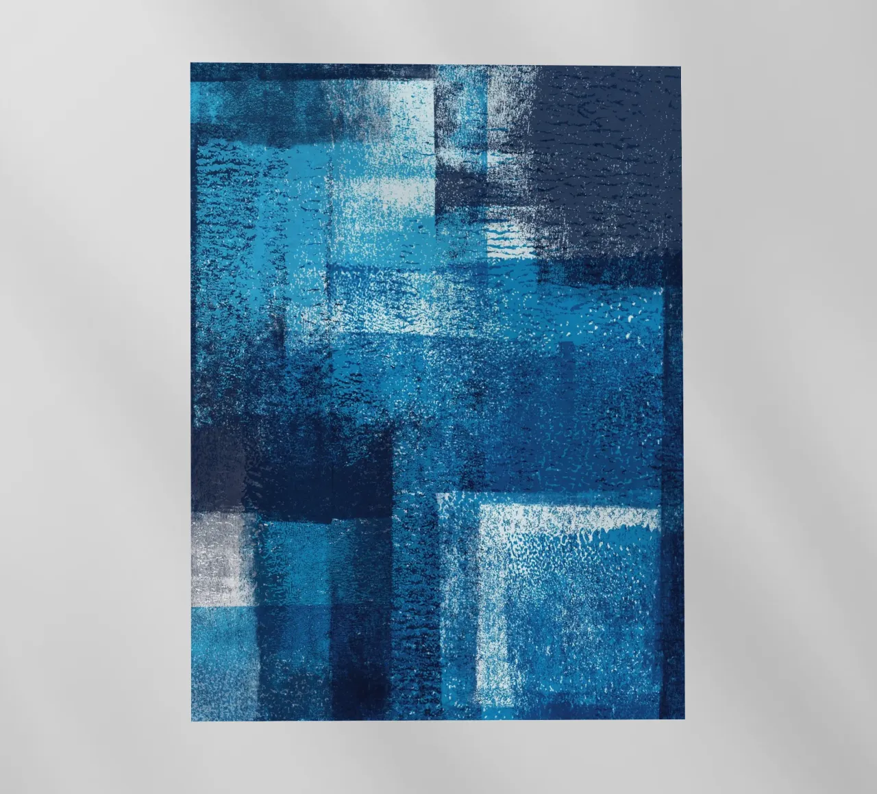 Surfaces 17 | Cyan, White and Dark Blue pellicola backlit da sabidussi