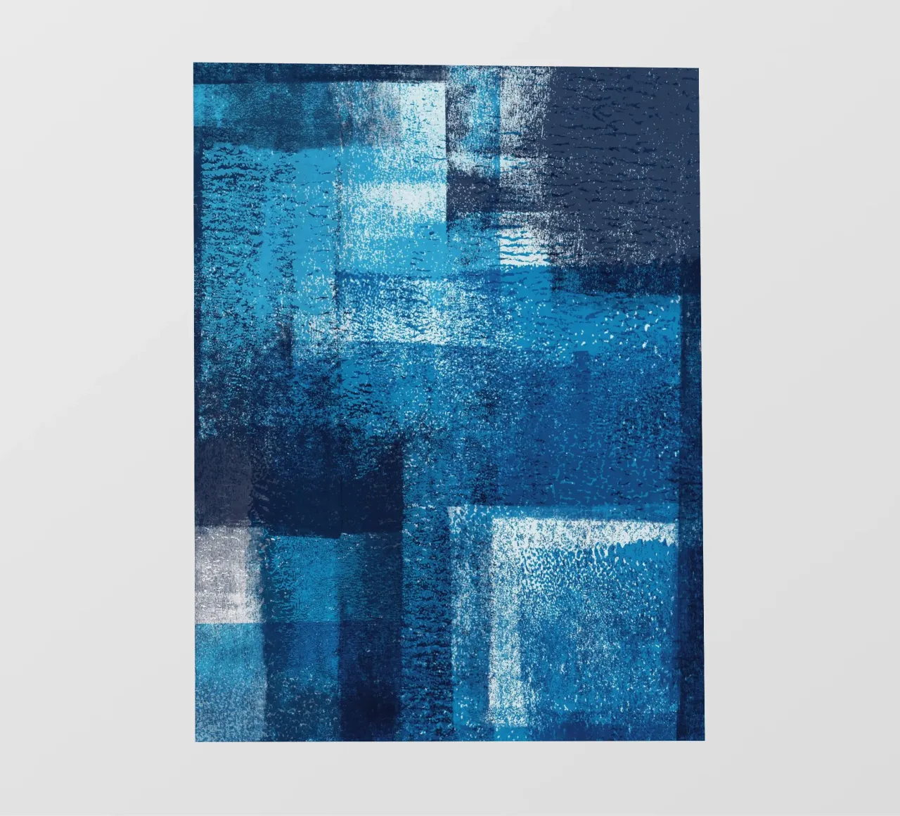 Surfaces 17 | Cyan, White and Dark Blue pellicola backlit da sabidussi