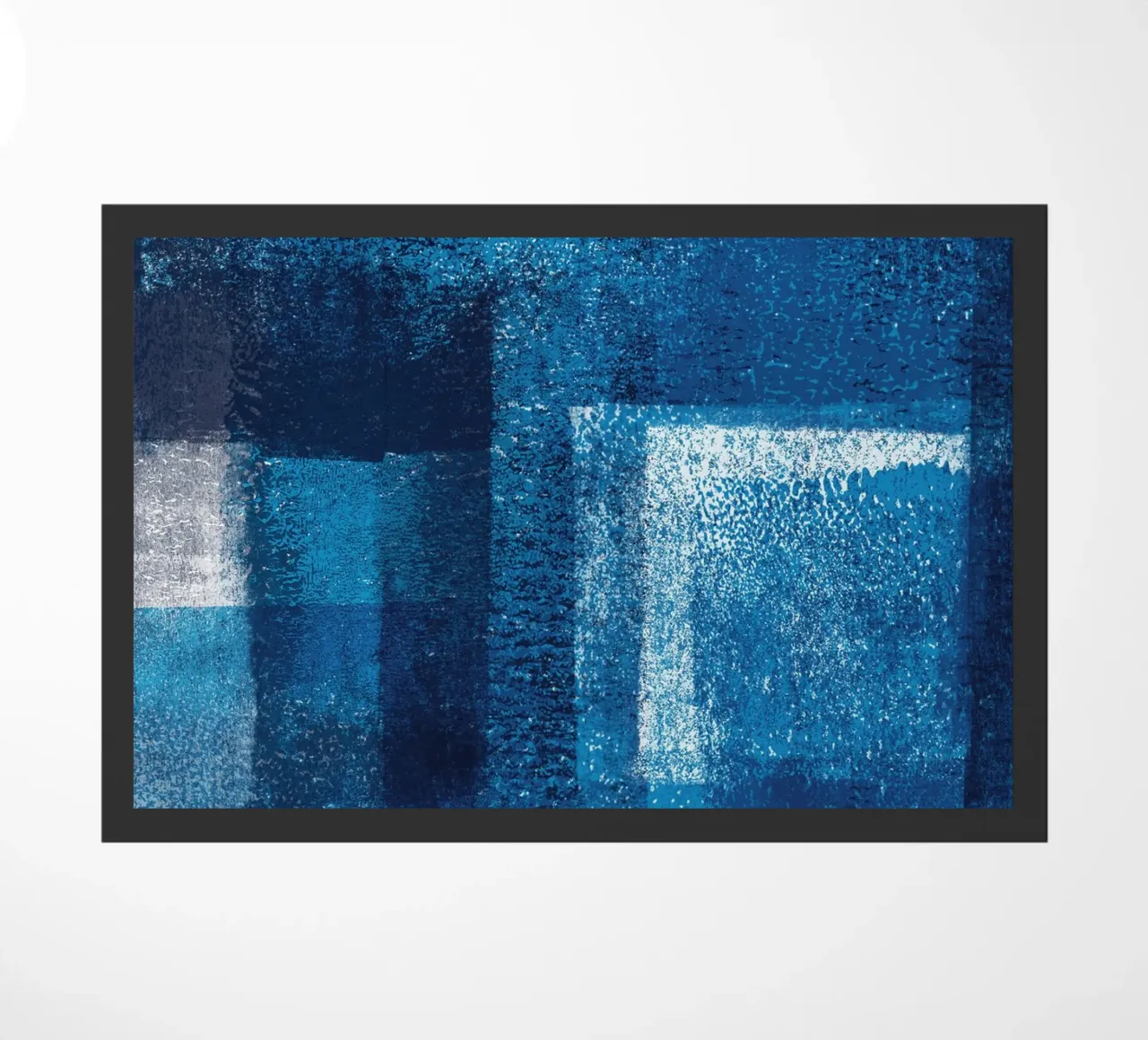 Surfaces 17 | Cyan, White and Dark Blue zerbino da sabidussi