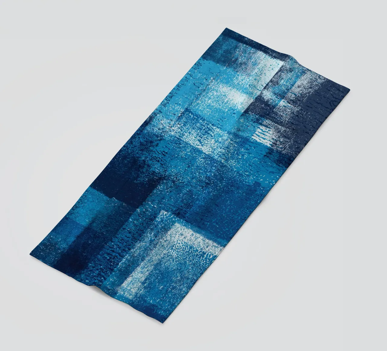 Surfaces 17 | Cyan, White and Dark Blue telo mare da sabidussi