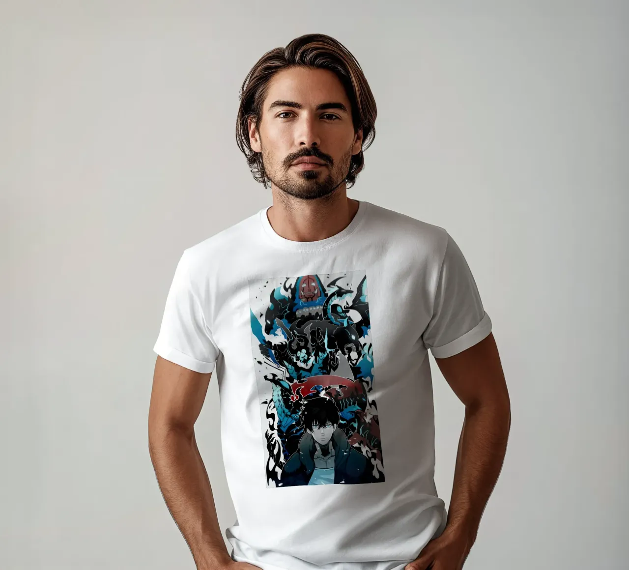 Livellamento in solitaria di Sung Jinwoo t-shirt da Alfamart