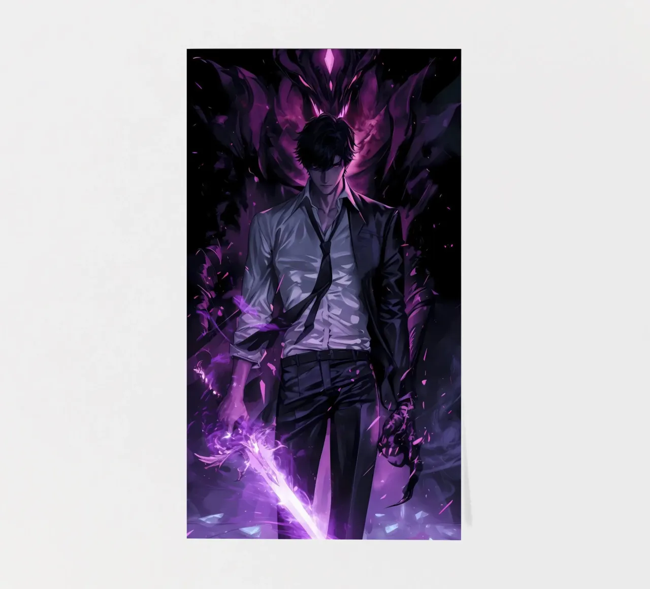 Sung Jinwoo Solo Leveling Stickerbogen von Alfamart
