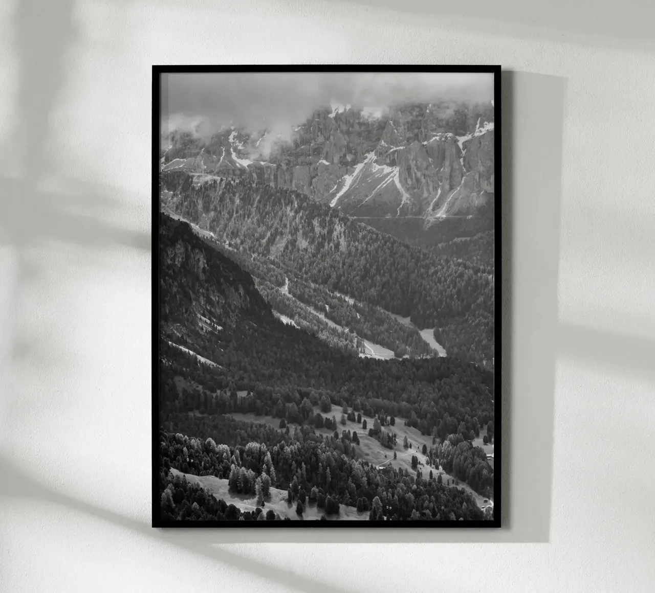 paesaggio montano in bianco e nero carta hahnemühle da karijn_landscapes