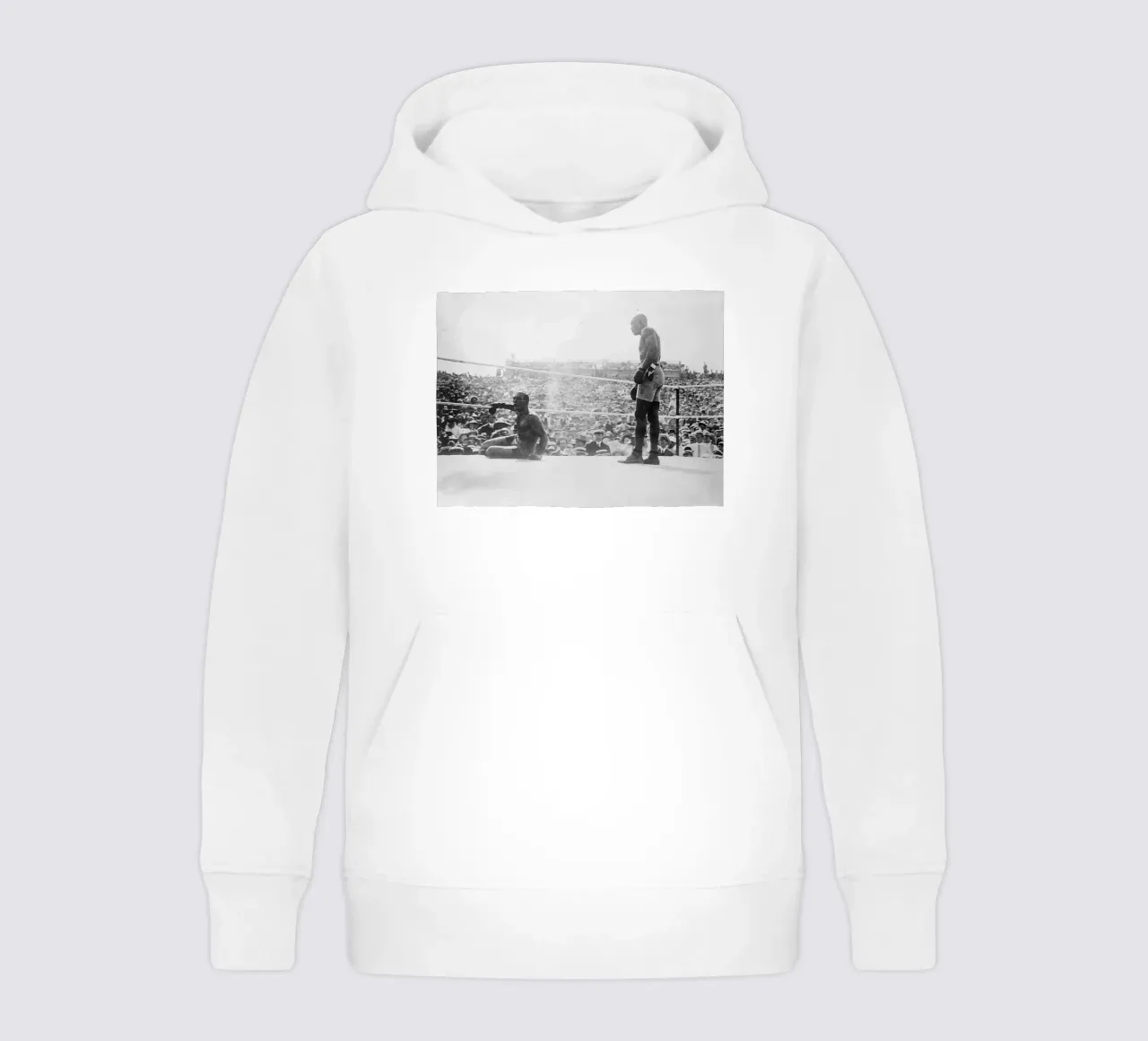 James Jeffries vs Jack Johnson felpa bambino con cappuccio da tobyrmattie