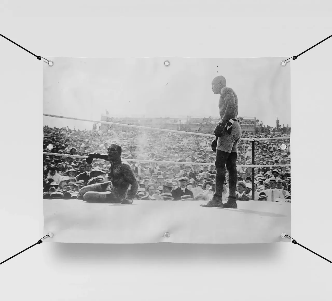 James Jeffries vs Jack Johnson telo in pvc da tobyrmattie