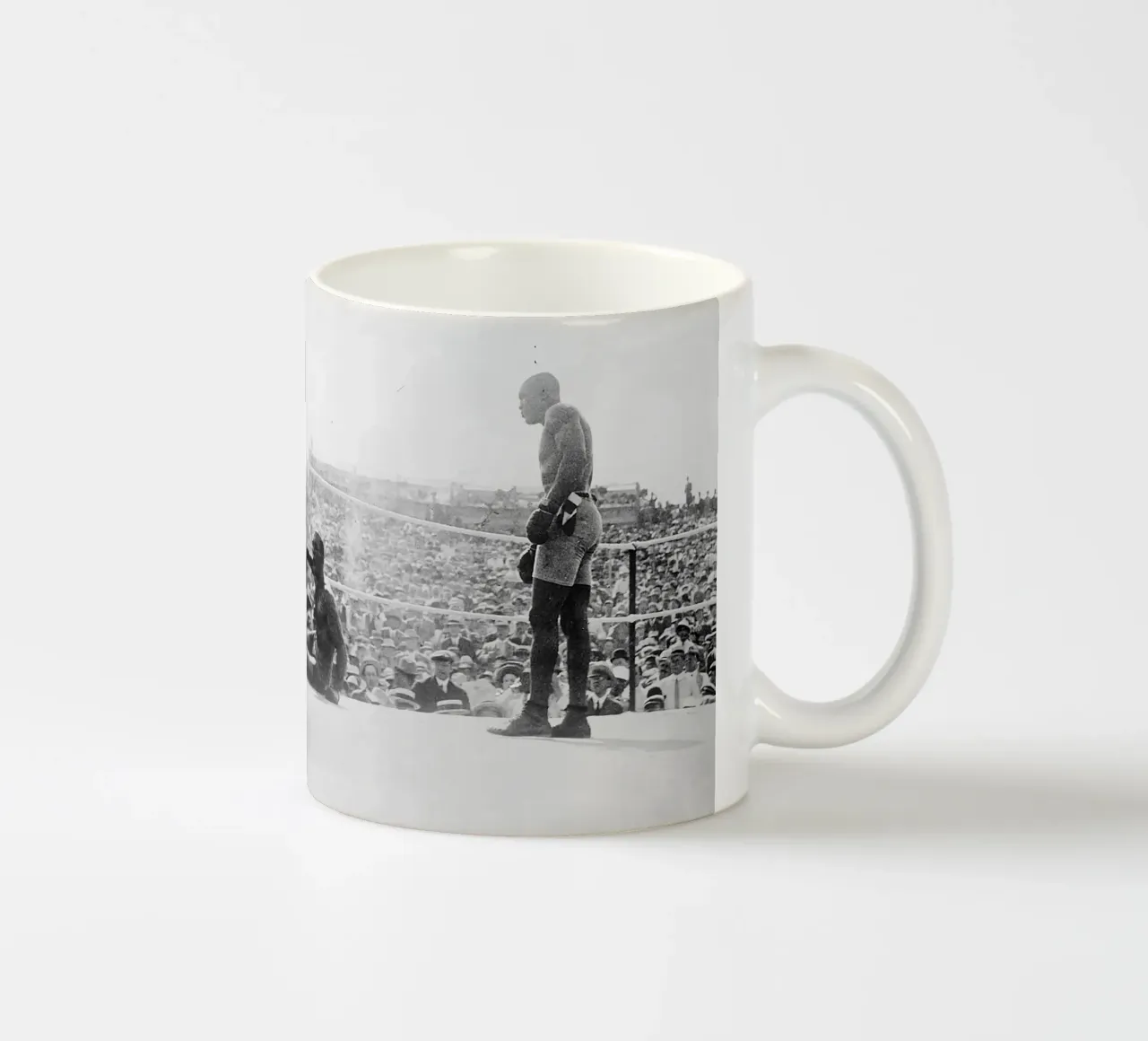 James Jeffries vs Jack Johnson tazza in ceramica da tobyrmattie
