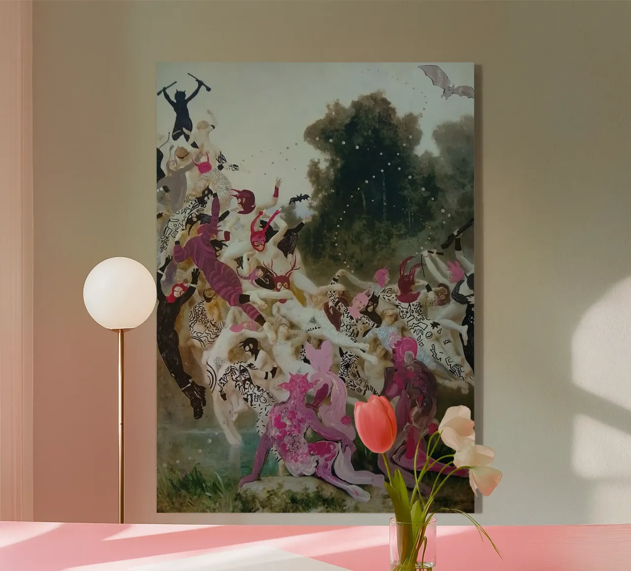 Les Oreades plexiglass da Trash is dada Official