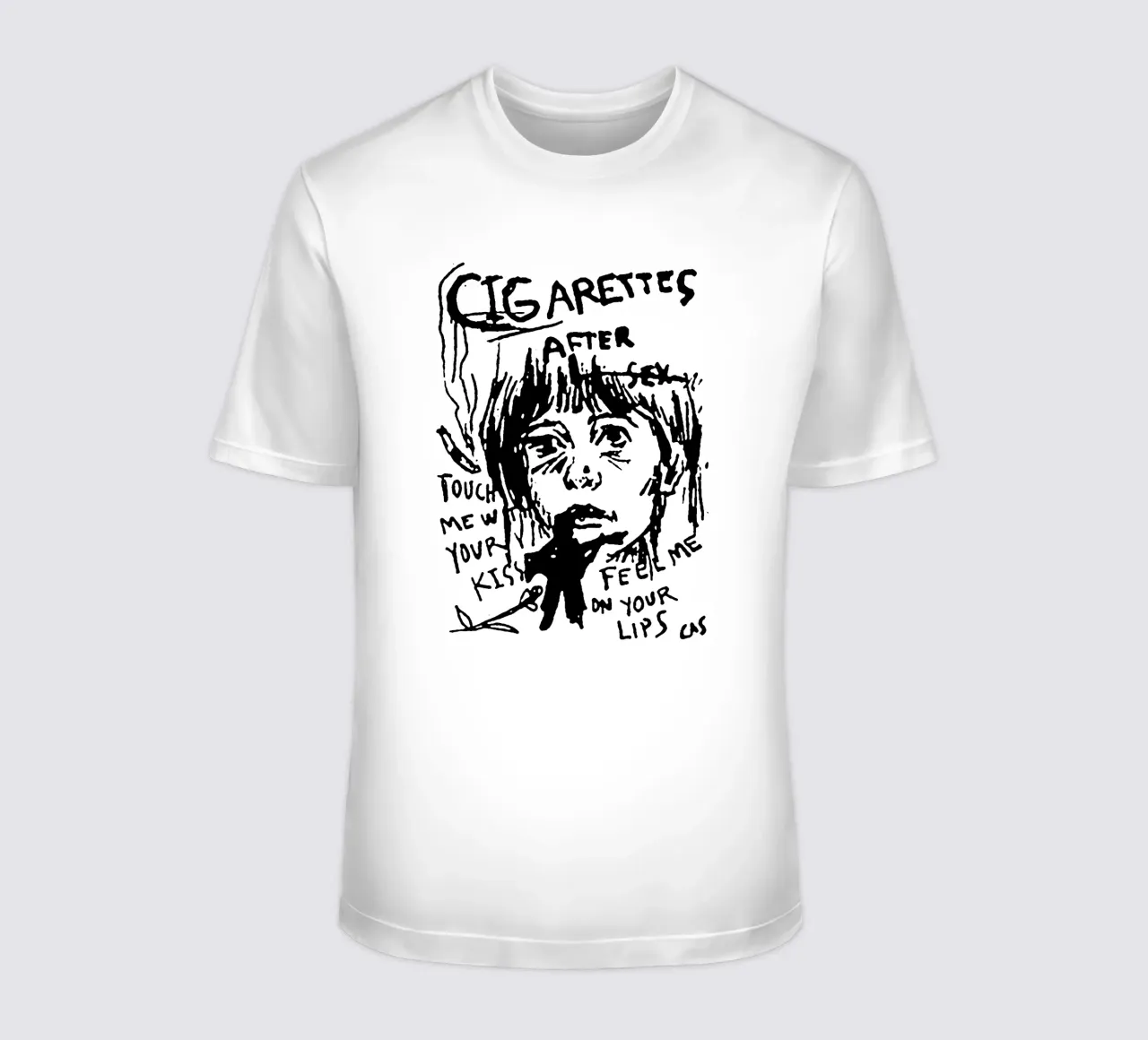 Tocca il tuo bacio - Cigarette AFter X t-shirt da igoshdesigns