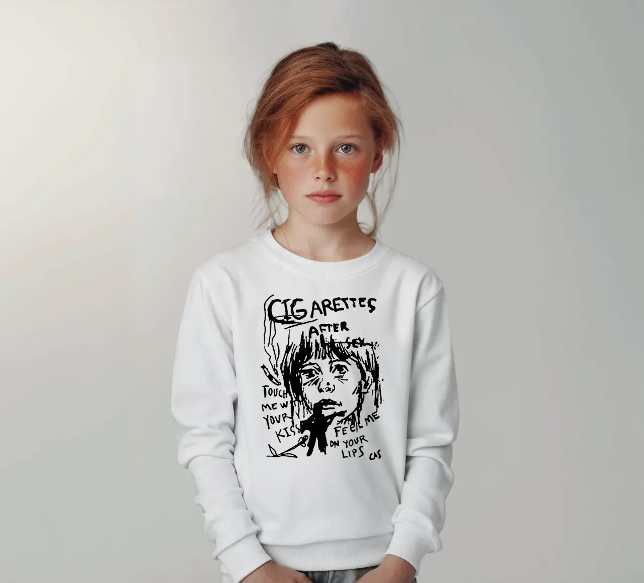 Tocca il tuo bacio - Cigarette AFter X felpa bambino da igoshdesigns