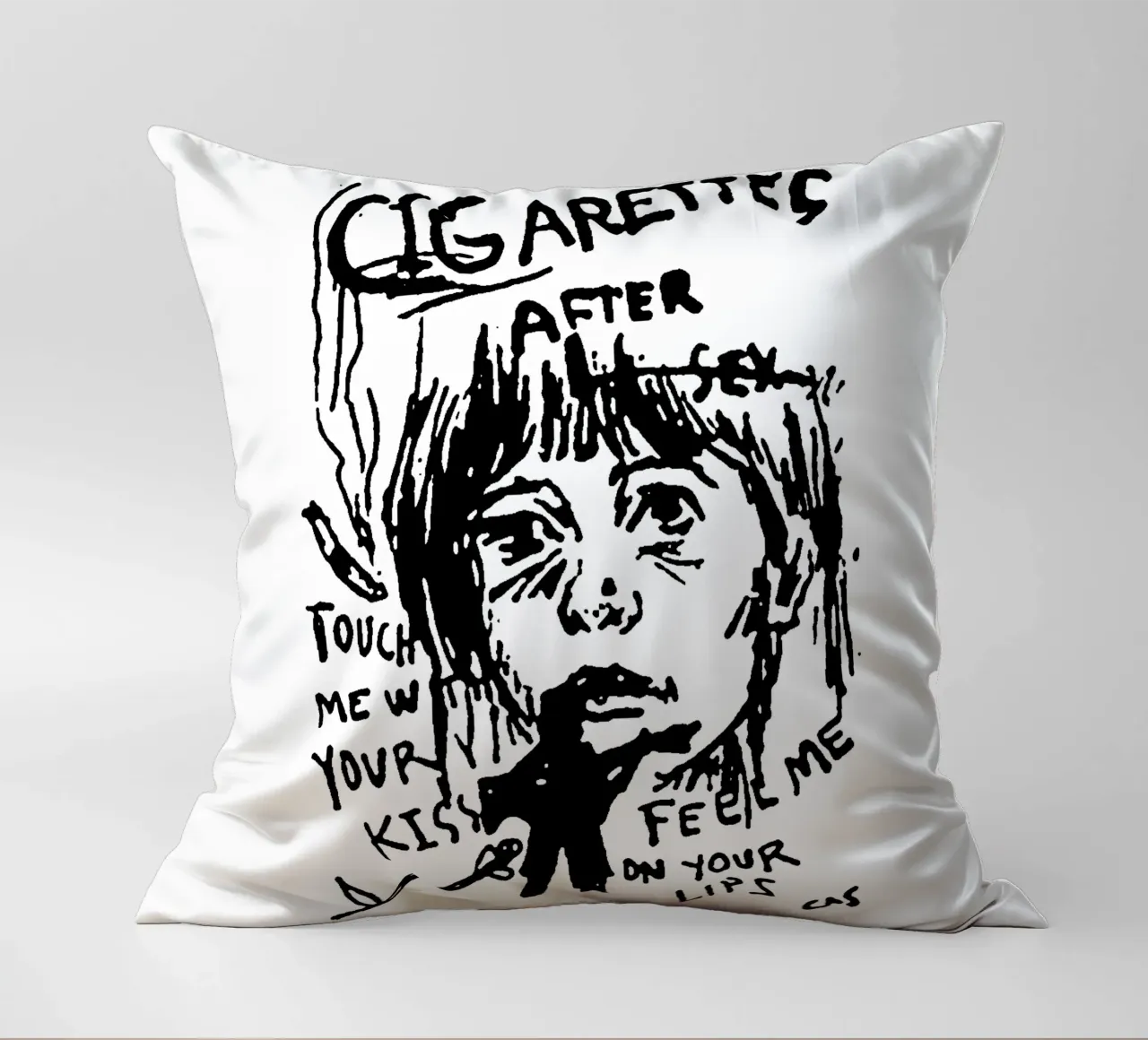 Tocca il tuo bacio - Cigarette AFter X cuscino da igoshdesigns